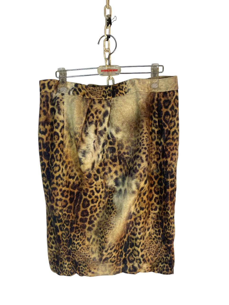 Designer × Japanese Brand Leopard skirt by georges rech Size 32" / US 10 / IT 46 - 1 Thumbnail