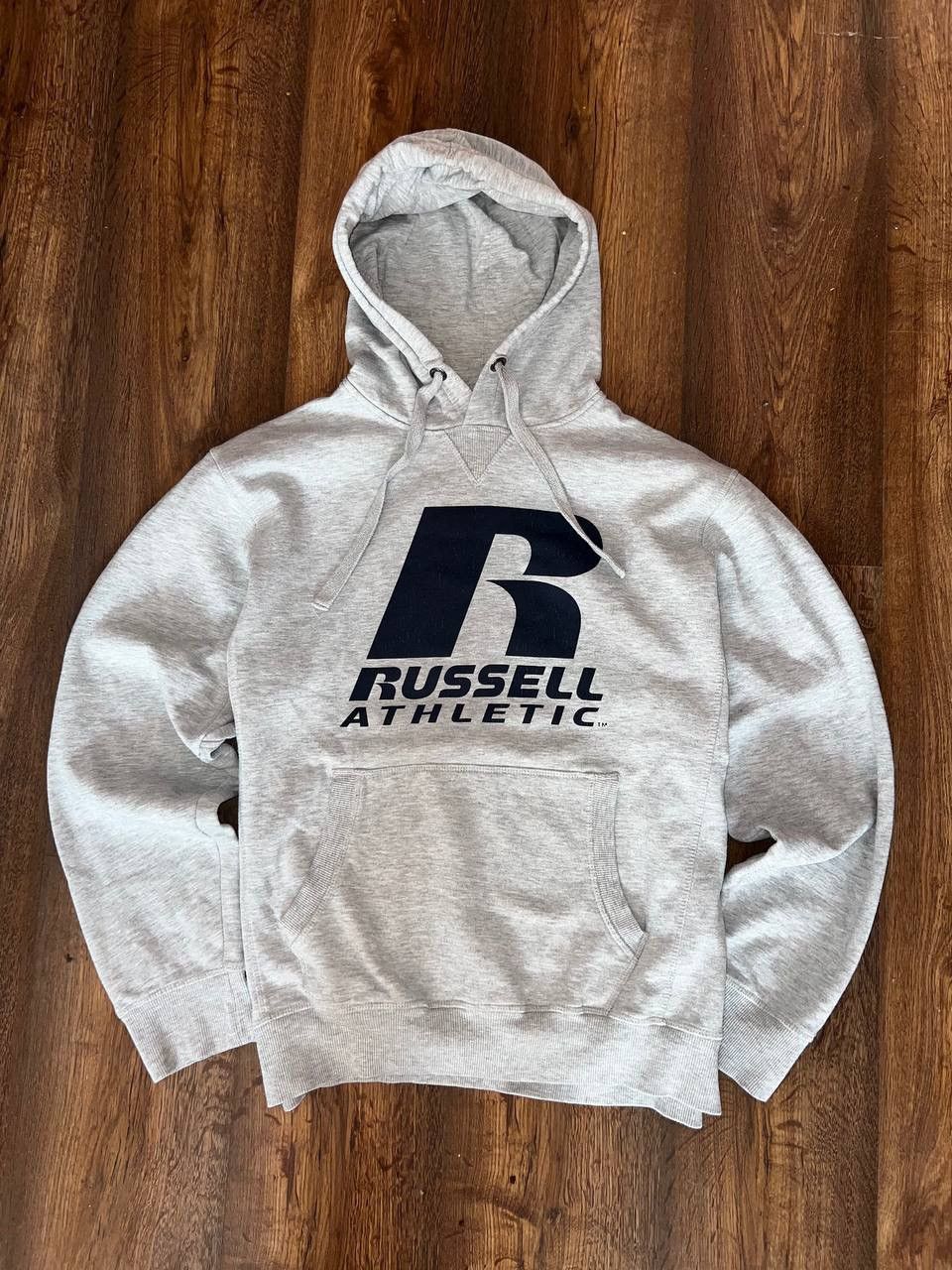 Russell Athletic × Vintage 90s Russell Athletic Boxy Fit Blank Hoodie BIG LOGO 🔥 Size US L / EU 52-54 / 3 - 1 Thumbnail