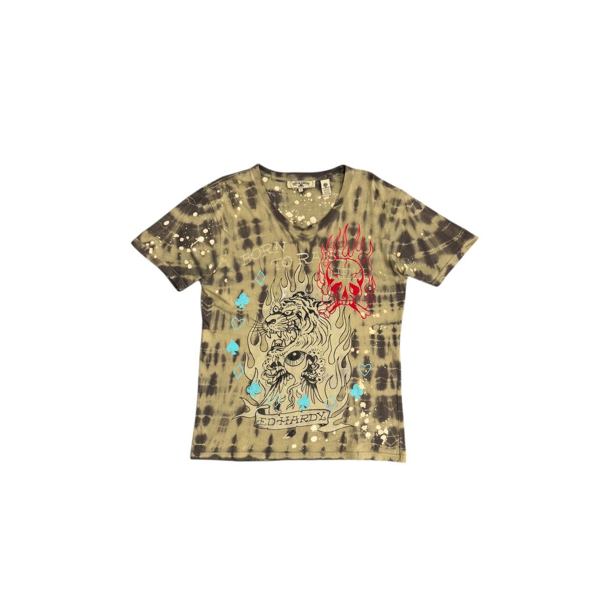 Ed Hardy Ed Hardy by Christian Audigier Tattoo Tiger Y2K Men T-Shirt Size US M / EU 48-50 / 2 - 1 Thumbnail