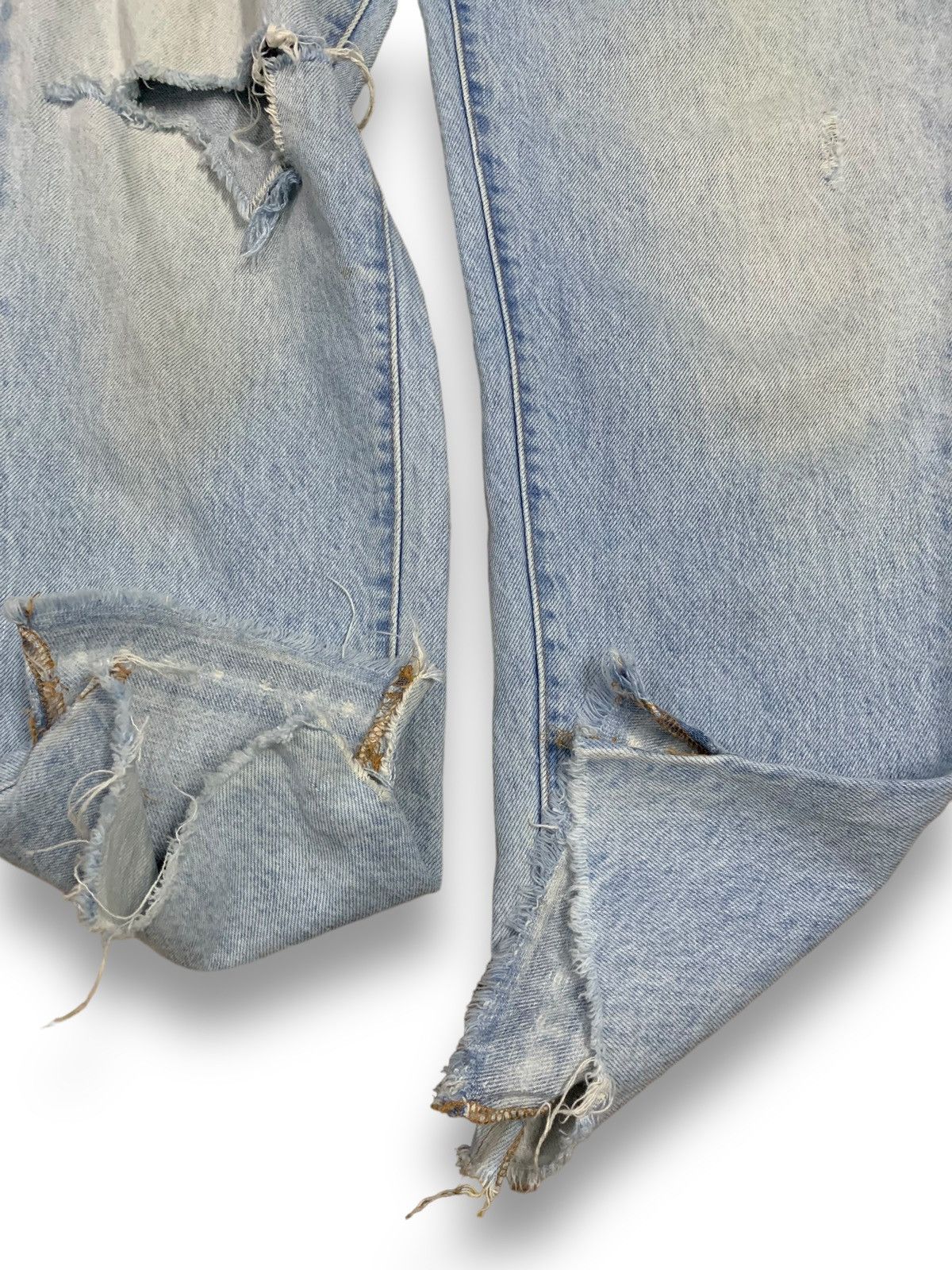 Levi's Made & Crafted Vintage Levis Made & Crafted Big E Distressed Grunge Jeans Size US 29 - 12 Thumbnail