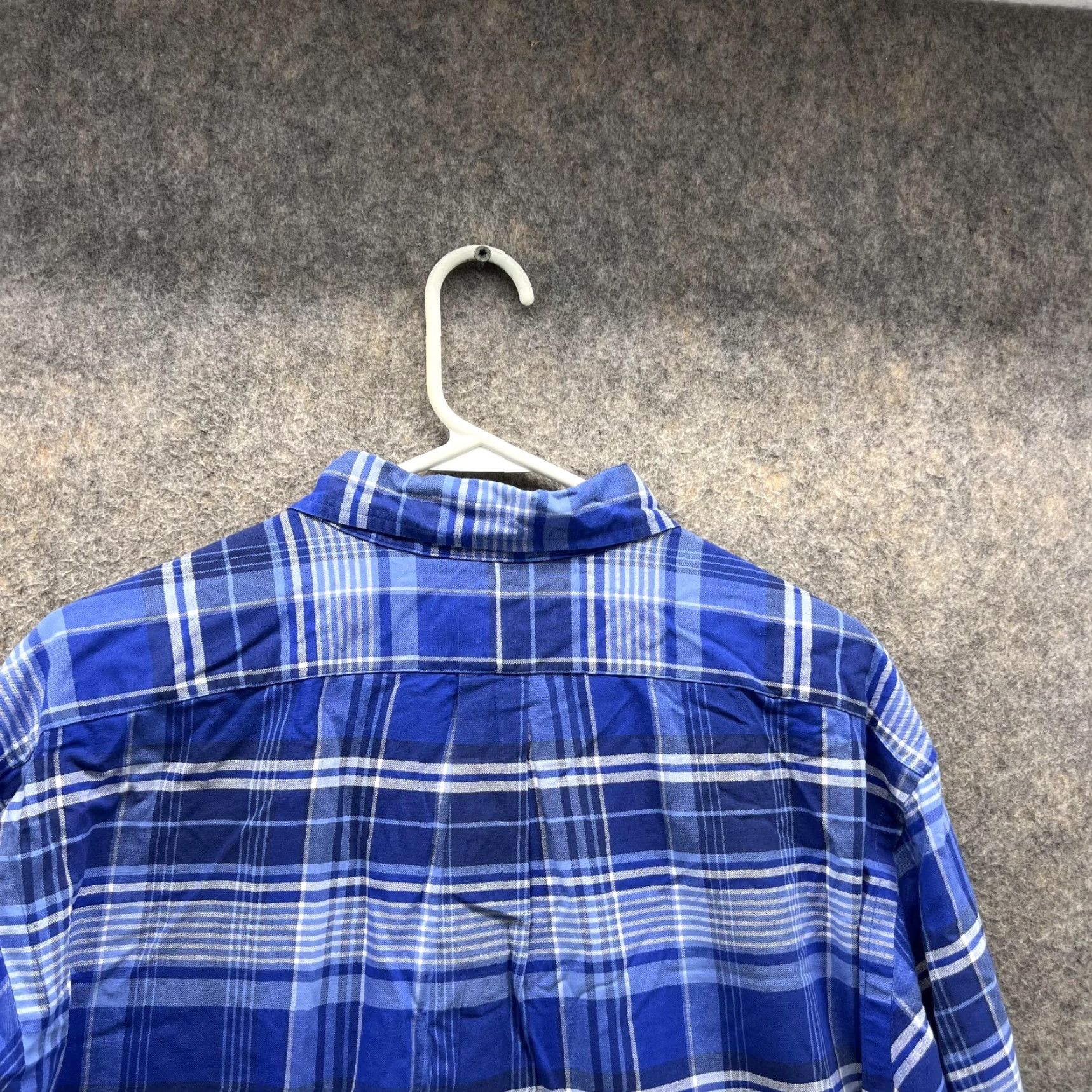 Ralph Lauren VINTAGE Ralph Lauren Shirt Men XL Blue Plaid Button-Down Preppy Pony vtg Size US XL / EU 56 / 4 - 2 Thumbnail