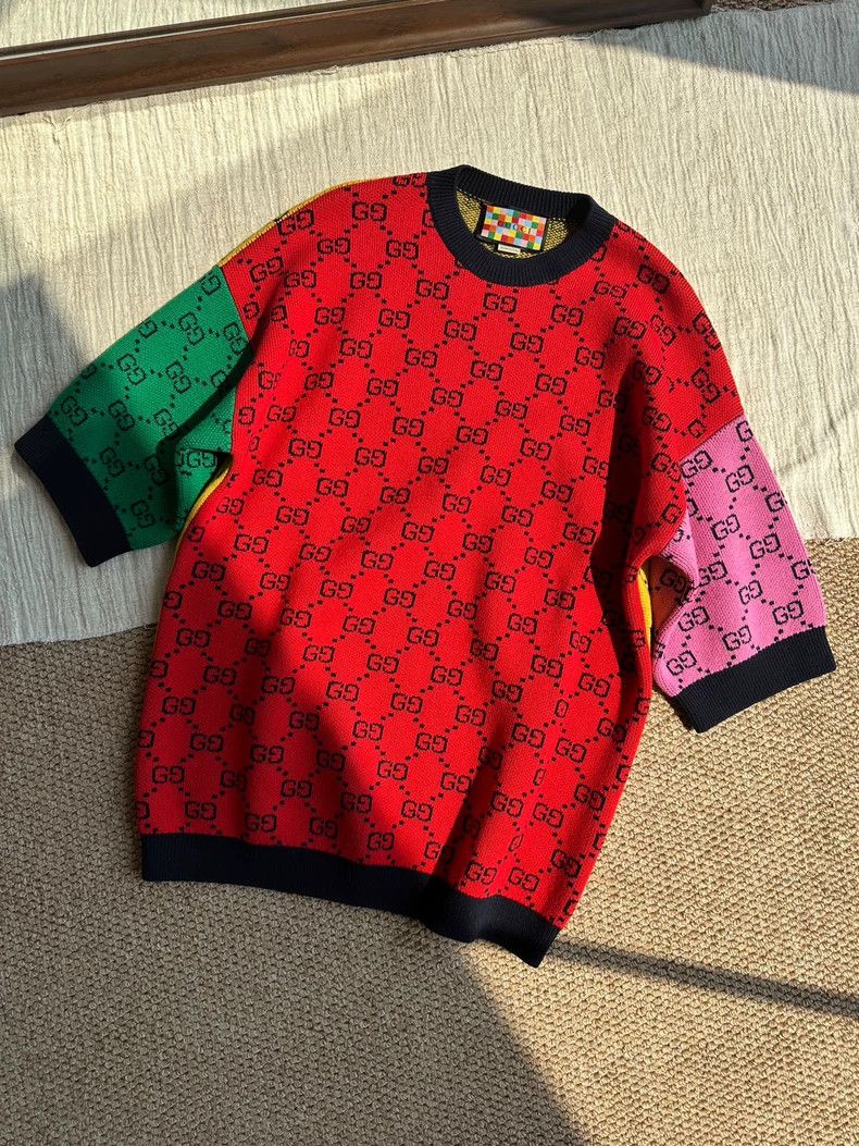 Gucci Gucci Multicolor Rainbow Series Logo Full Print Short Slee Size XS / US 0-2 / IT 36-38 - 2 Thumbnail
