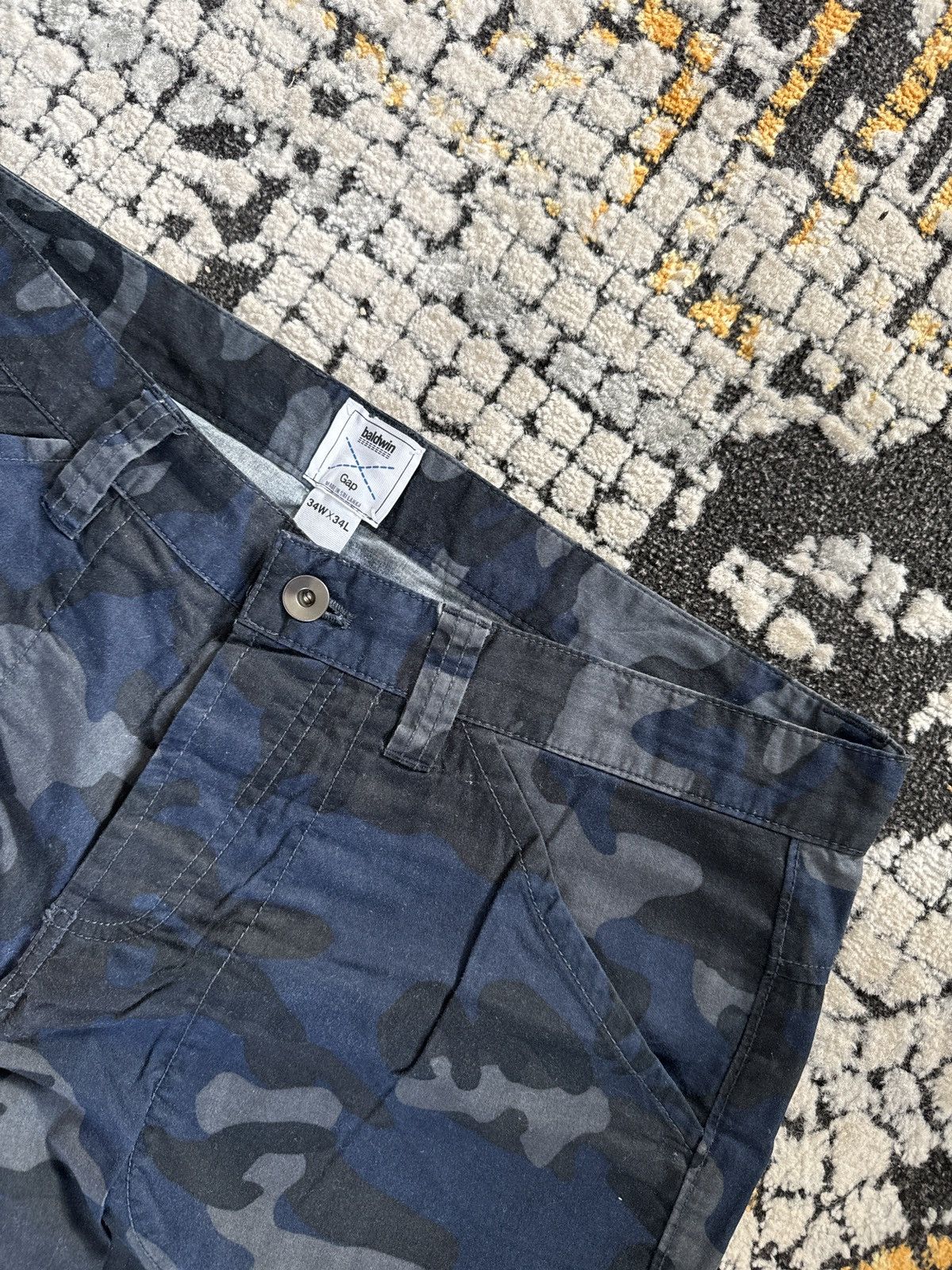 Baldwin × Gap Gap x Baldwin - Blue Slate Twill Cargo Pants Size US 34 / EU 50 - 3 Thumbnail