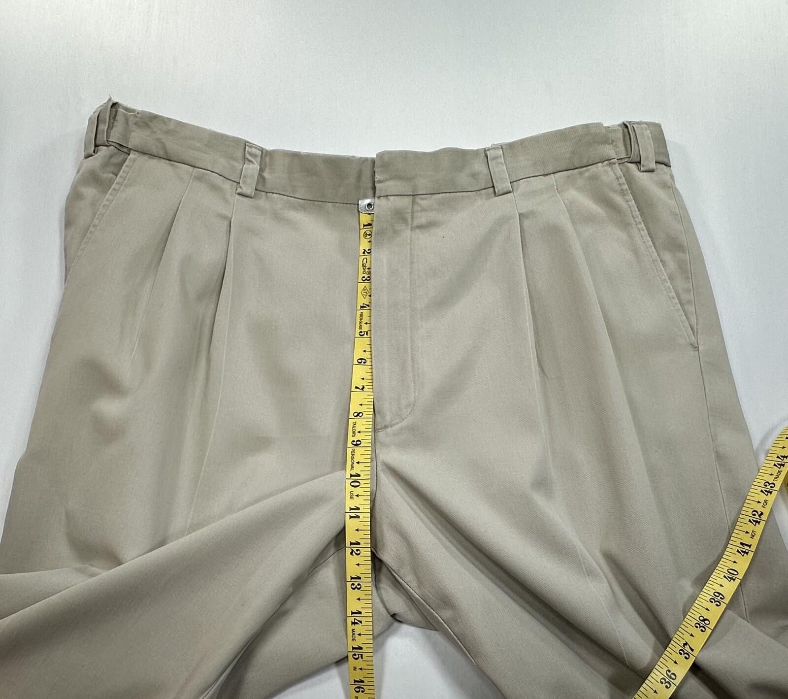 L.L. Bean LL Bean 100% Cotton Comfort Waist Chinos Brown Mens 40/28 Size US 40 / EU 56 - 4 Thumbnail