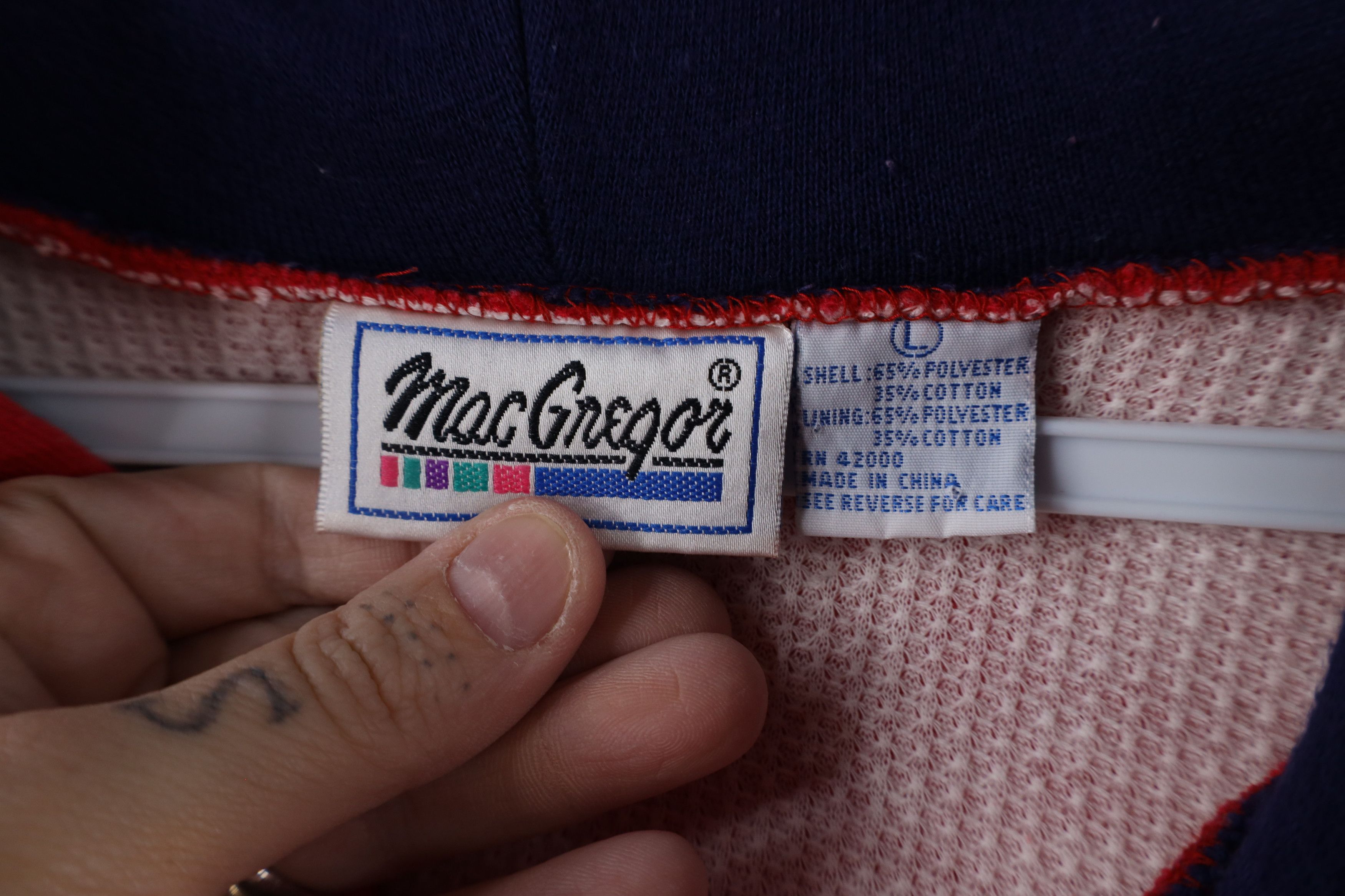 Vintage Vintage 90s Streetwear Lined Double Wall Heavyweight Hoodie Size US L / EU 52-54 / 3 - 6 Thumbnail
