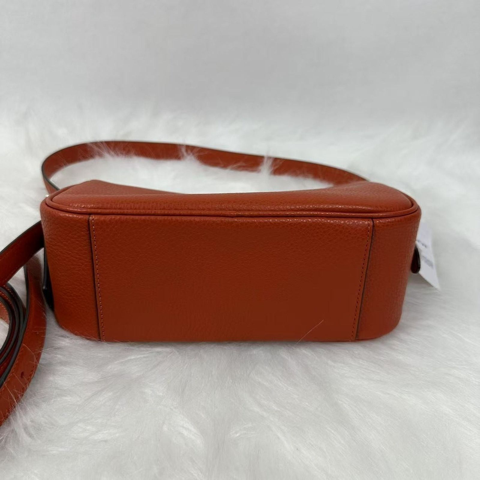 Coach Coach Kailey Shoulder/Crossbody Bag In Leather/Deep Orange Size ONE SIZE - 6 Thumbnail