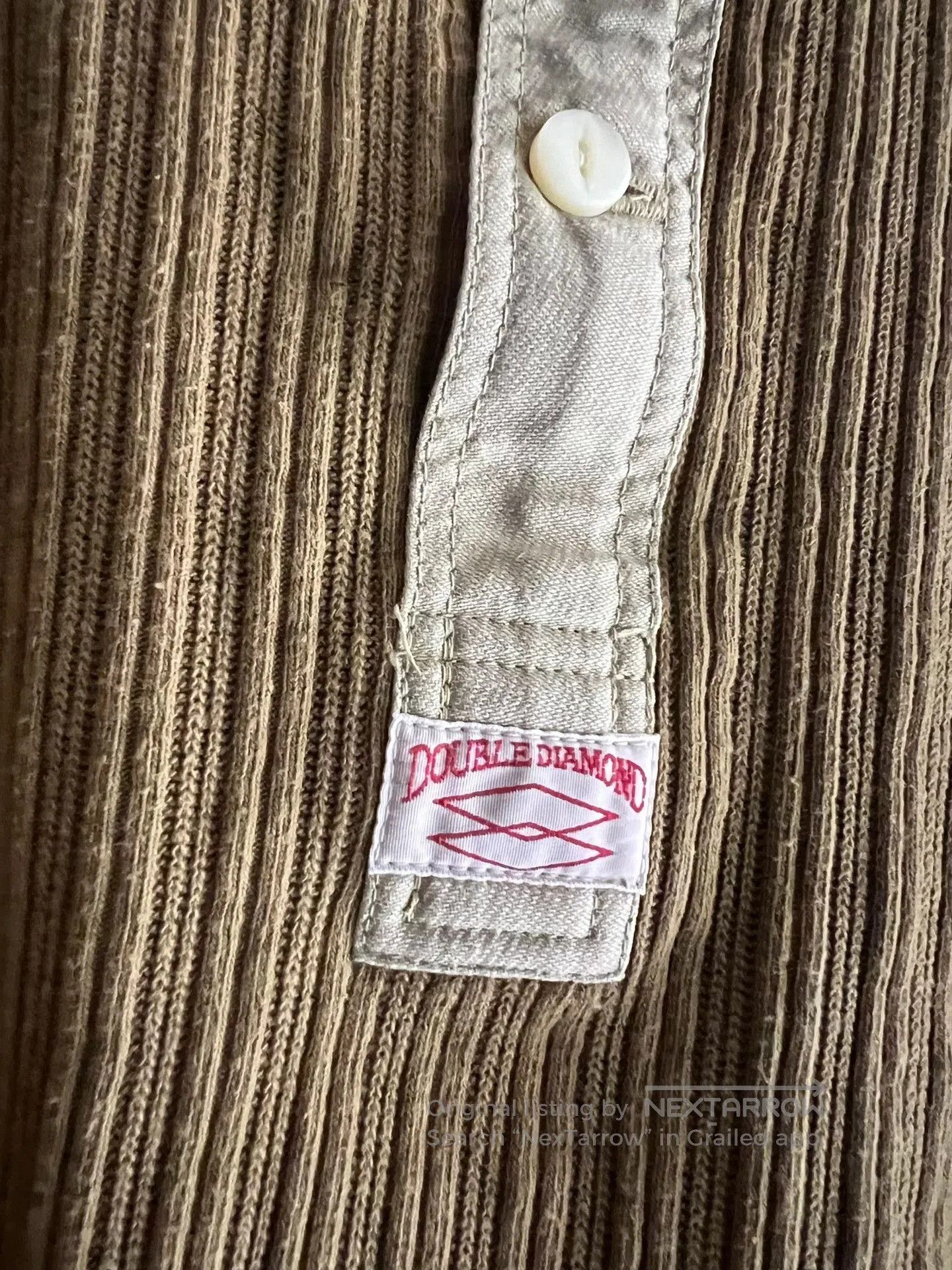 The Real McCoy's The Real McCoy Vintage Henley Long. Size US XXS / EU 40 - 5 Thumbnail