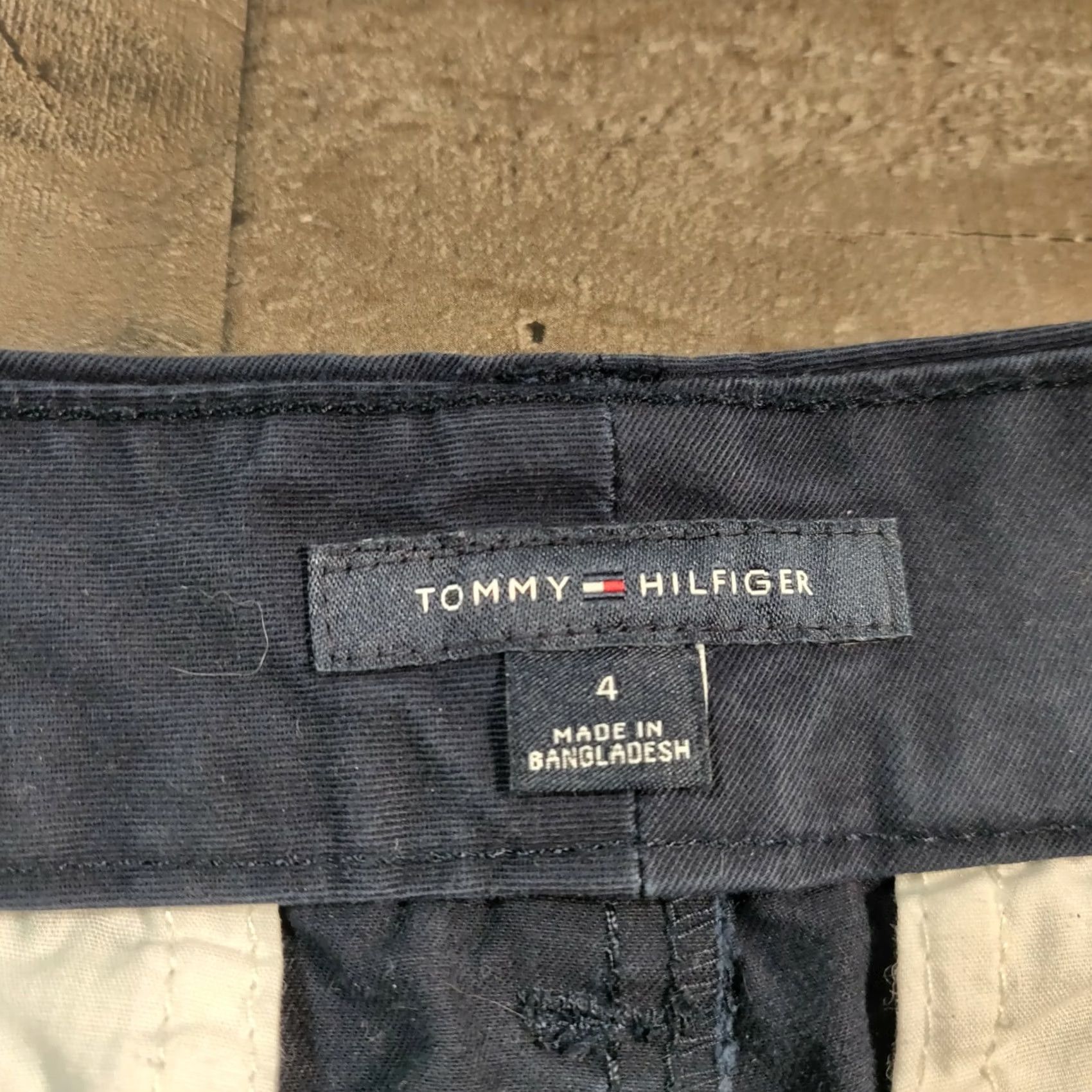 Tommy Hilfiger Tommy Hilfiger Shorts Womens Blue Chino Flat Front Mid-Rise Size 4 Preppy Zip Closure Size 30" / US 8 / IT 44 - 3 Thumbnail