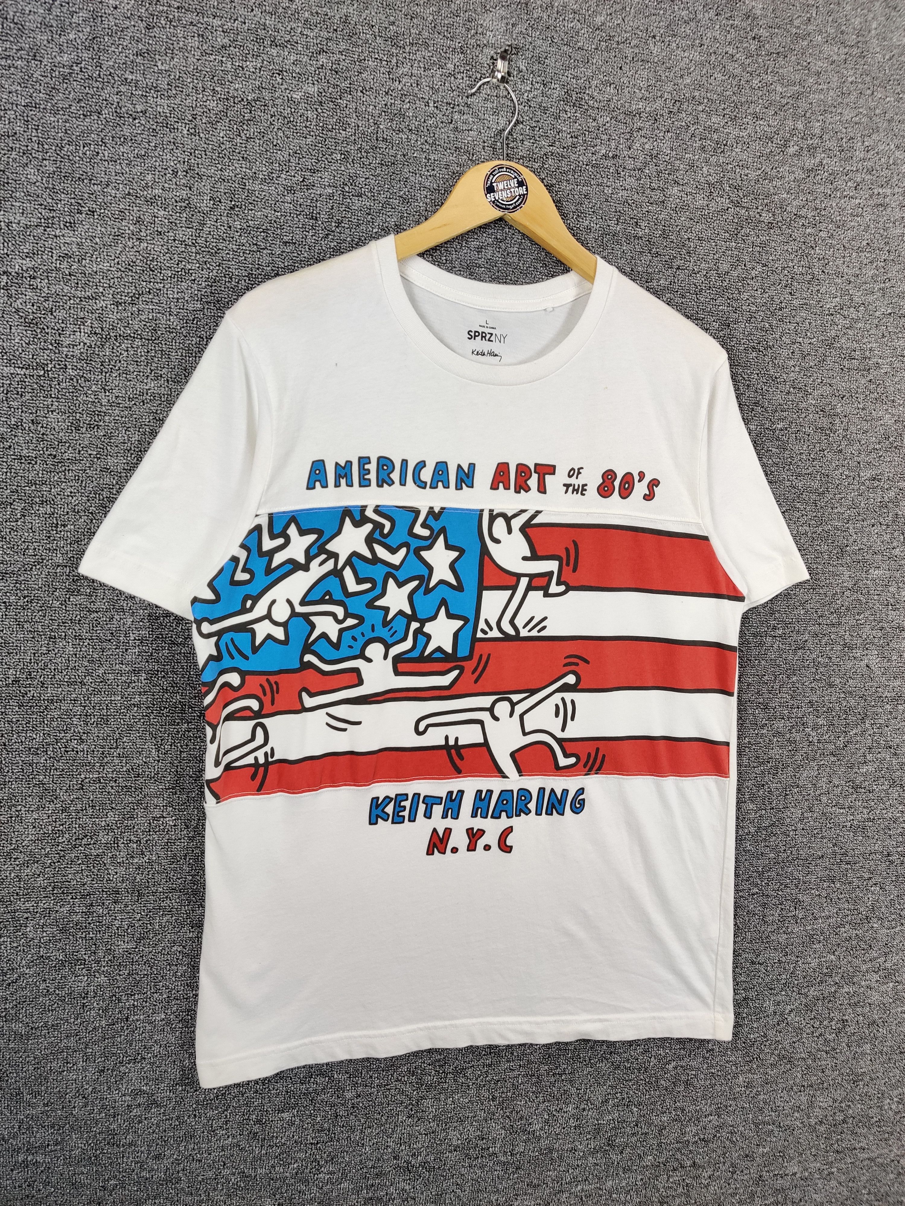 Keith Haring Vintage Keith Haring Uniqlo N.Y.C Tee Tshirt Size US L / EU 52-54 / 3 - 6 Thumbnail