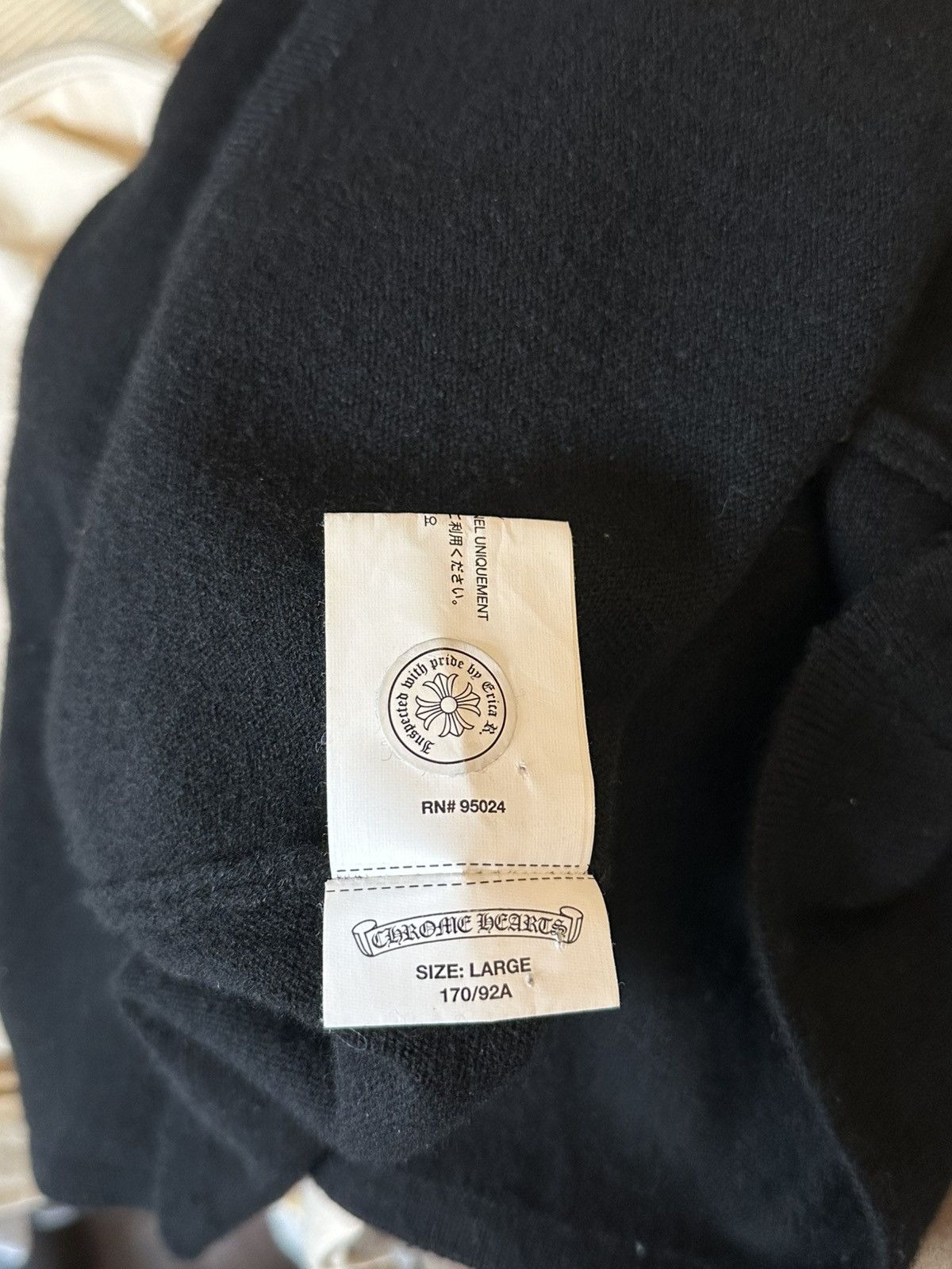 Chrome Hearts CHROME HEARTS CASHMERE PATCH TANK TOP Size US L / EU 52-54 / 3 - 8 Thumbnail