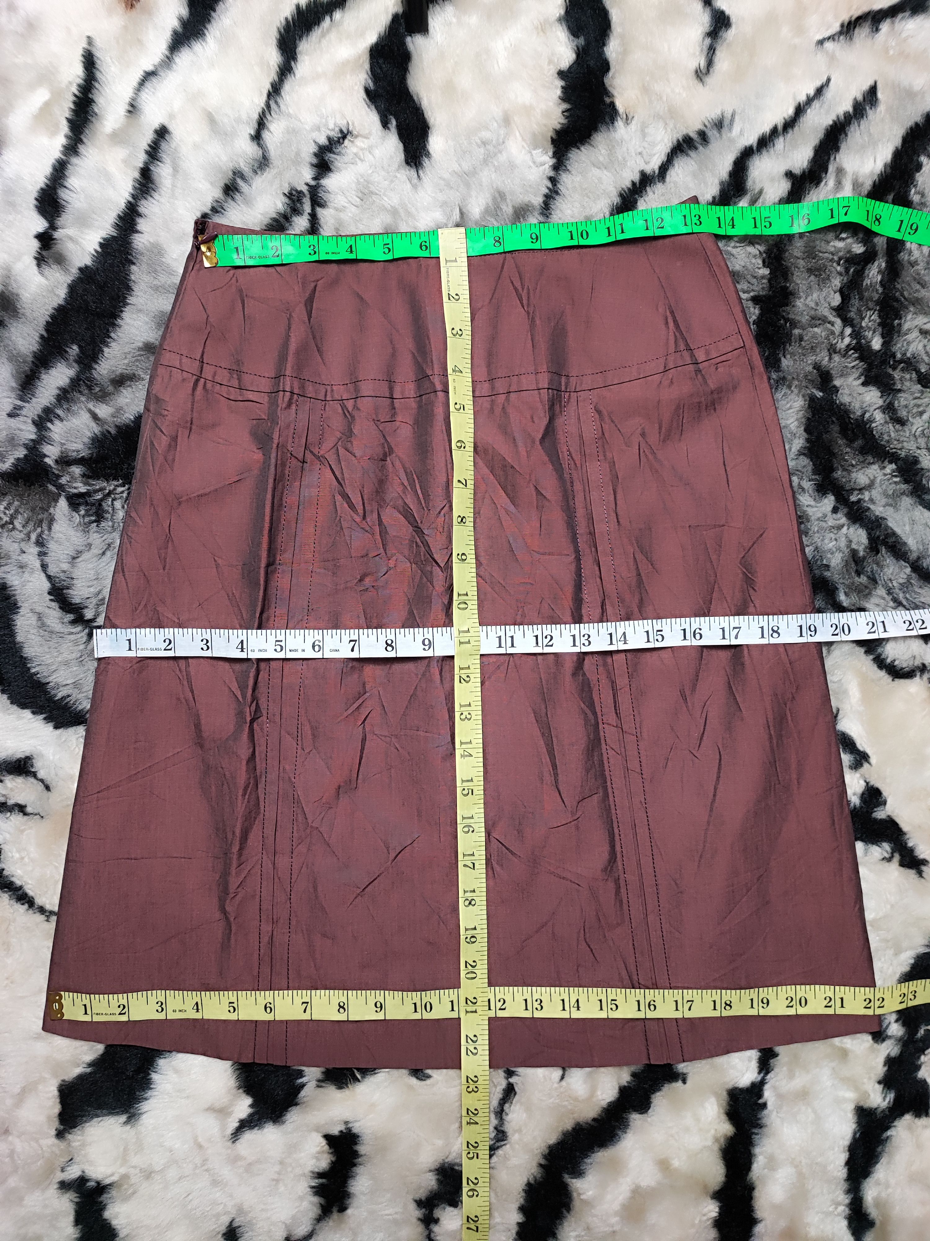 Trussardi Trussardi Mini Skirt Shining Velvet Size 26" / US 2 / IT 38 - 4 Thumbnail