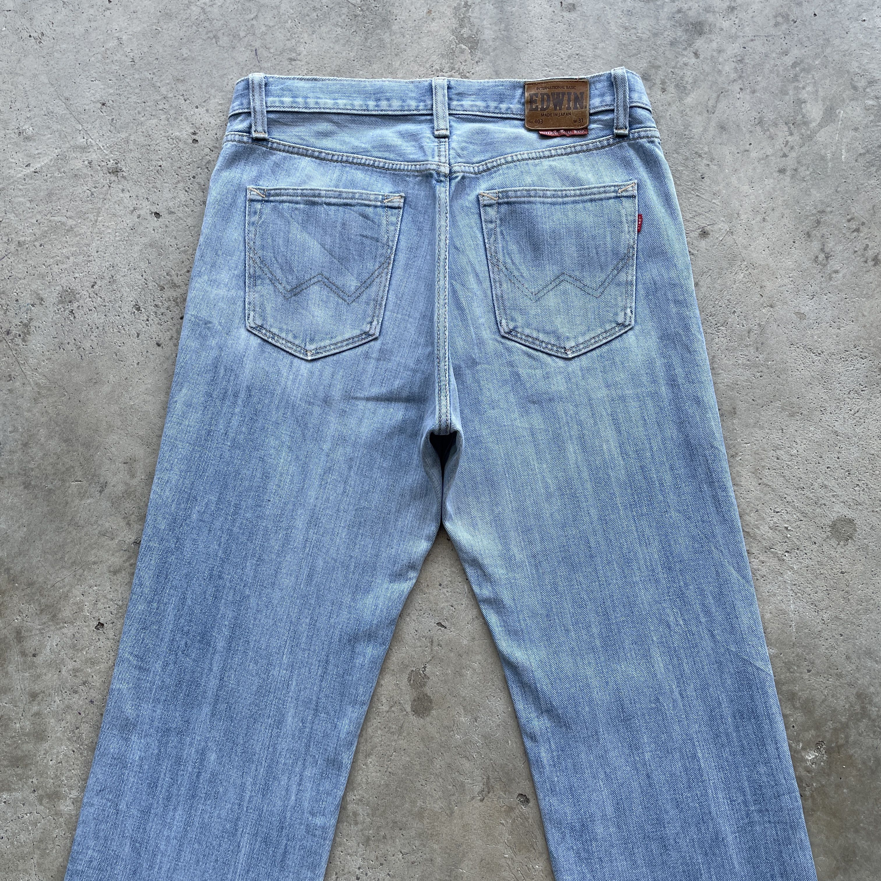 Edwin Vintage Edwin 403 Japan Denim Lightwashed Faded Jeans Pants Size US 32 / EU 48 - 9 Thumbnail