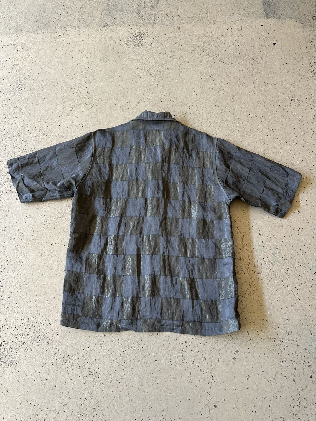 Needles Needles Crinkled Checkerboard Shirt Size US S / EU 44-46 / 1 - 5 Thumbnail