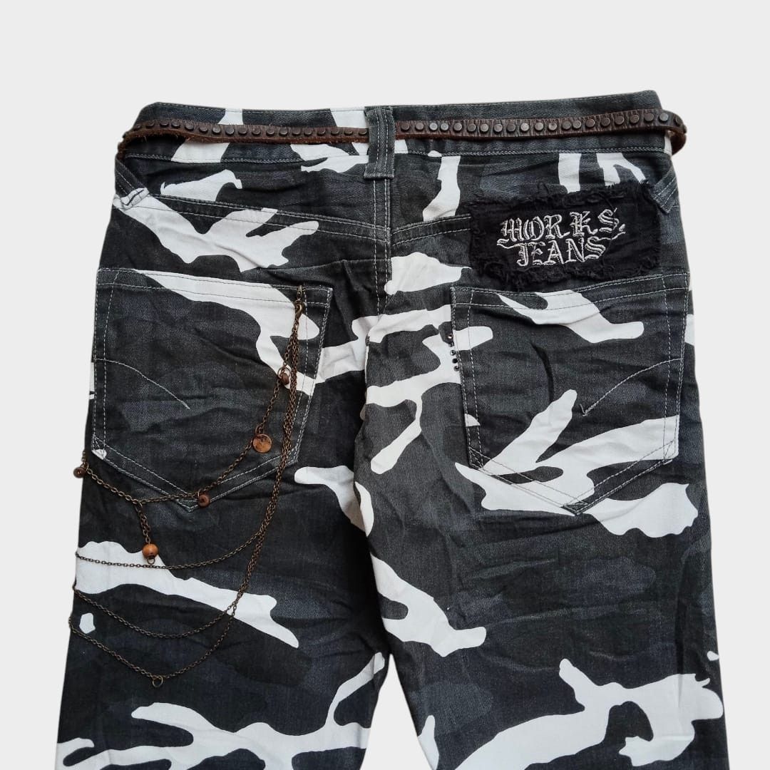 FranCisT MOR.K.S × Le Grande Bleu (L.G.B.) × PPFM Francist Mor.K.S camo pants Size US 29 - 4 Thumbnail