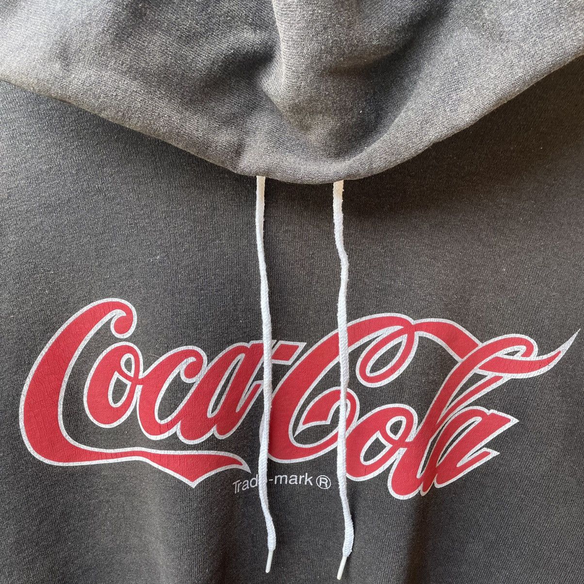 Coca Cola 🔥Vintage Coca Cola Big Logo Spellout Pullover Hoodie Size US L / EU 52-54 / 3 - 5 Thumbnail
