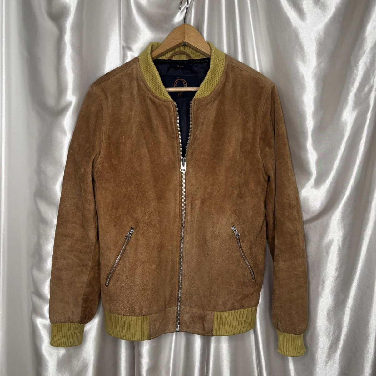 Human Scales × Leather vintage bomber jacket buffalo leather russel human scales Size US S / EU 44-46 / 1 - 1 Thumbnail