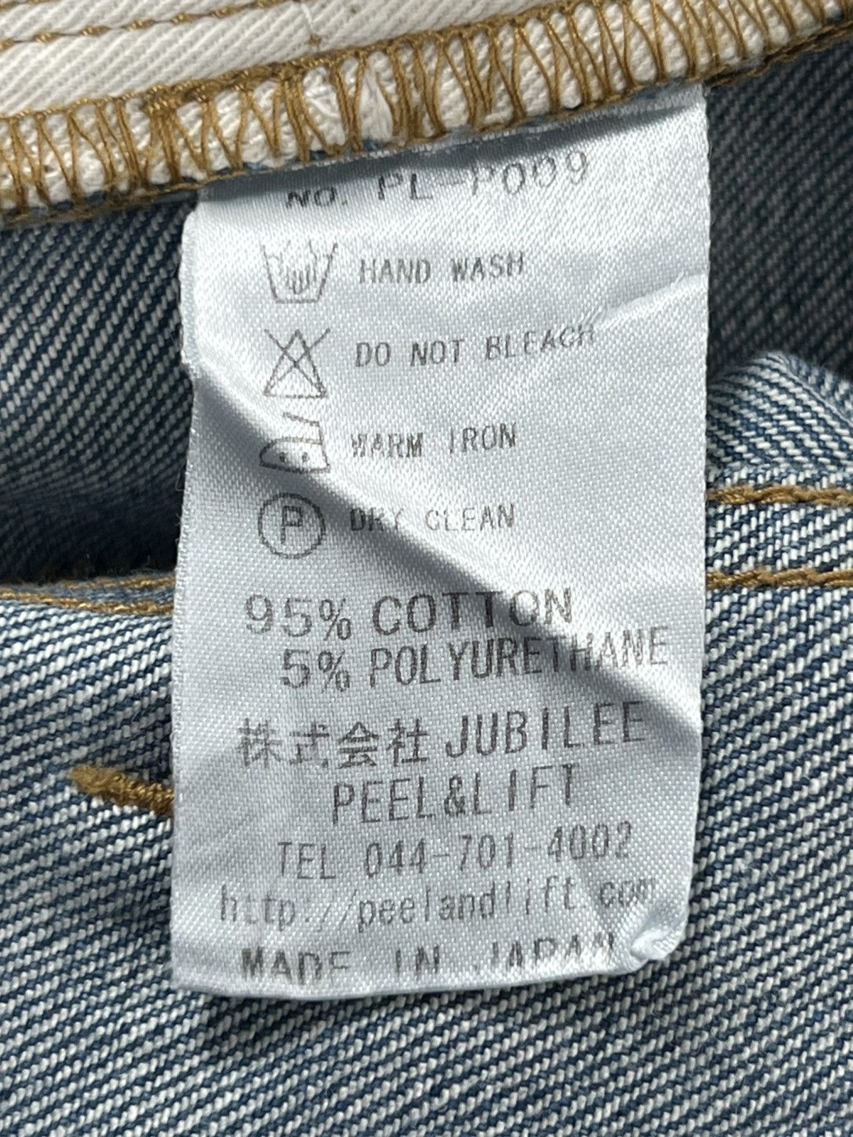 PEEL&LIFT 🔥Very Rare SID VICIOUS JEANS Size US 33 - 12 Thumbnail