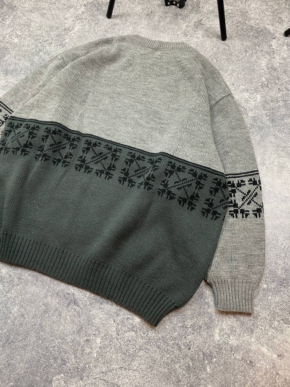 Vintage Vintage Beautiful Embroidered Sweater Hunter from 90s Size US M / EU 48-50 / 2 - 5 Thumbnail