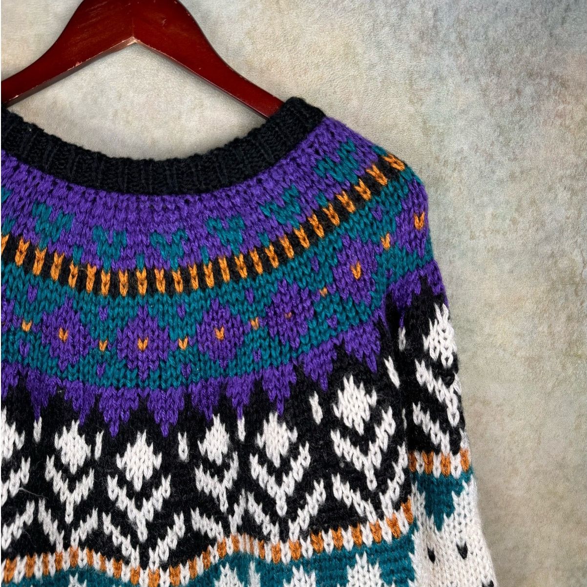 American Apparel VTG 90s Hand Knit Sweater M Size US M / EU 48-50 / 2 - 8 Thumbnail