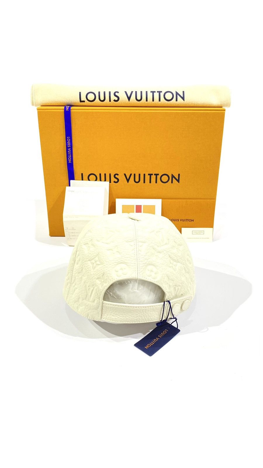 Louis Vuitton Louis Vuitton Virgil Monogram Taurillon Leather Baseball Cap Size ONE SIZE - 3 Thumbnail
