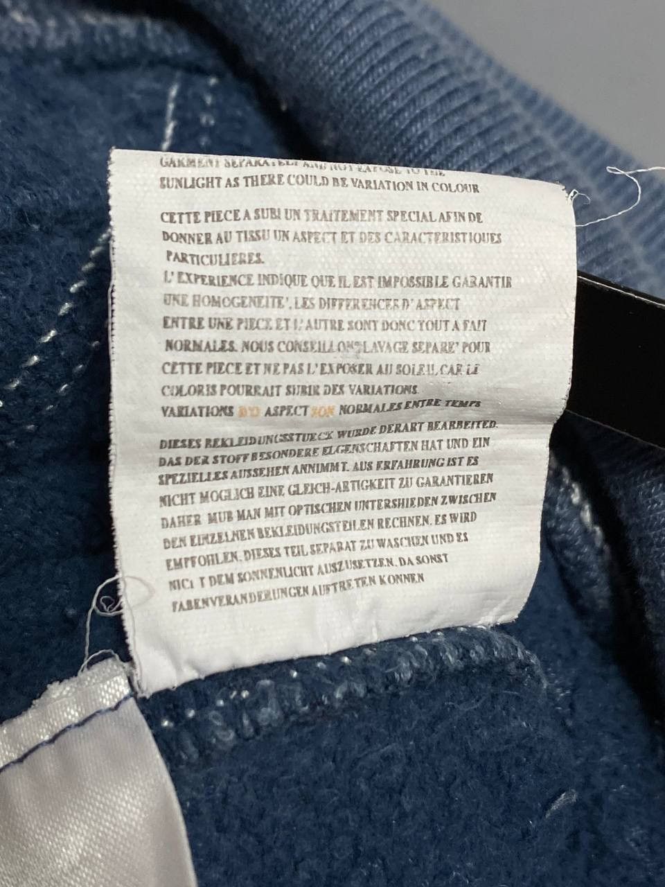 Diesel Diesel Royal Rock Zip Hoodie Sz M Blue Fabric Faded Graphic Size US M / EU 48-50 / 2 - 23 Thumbnail