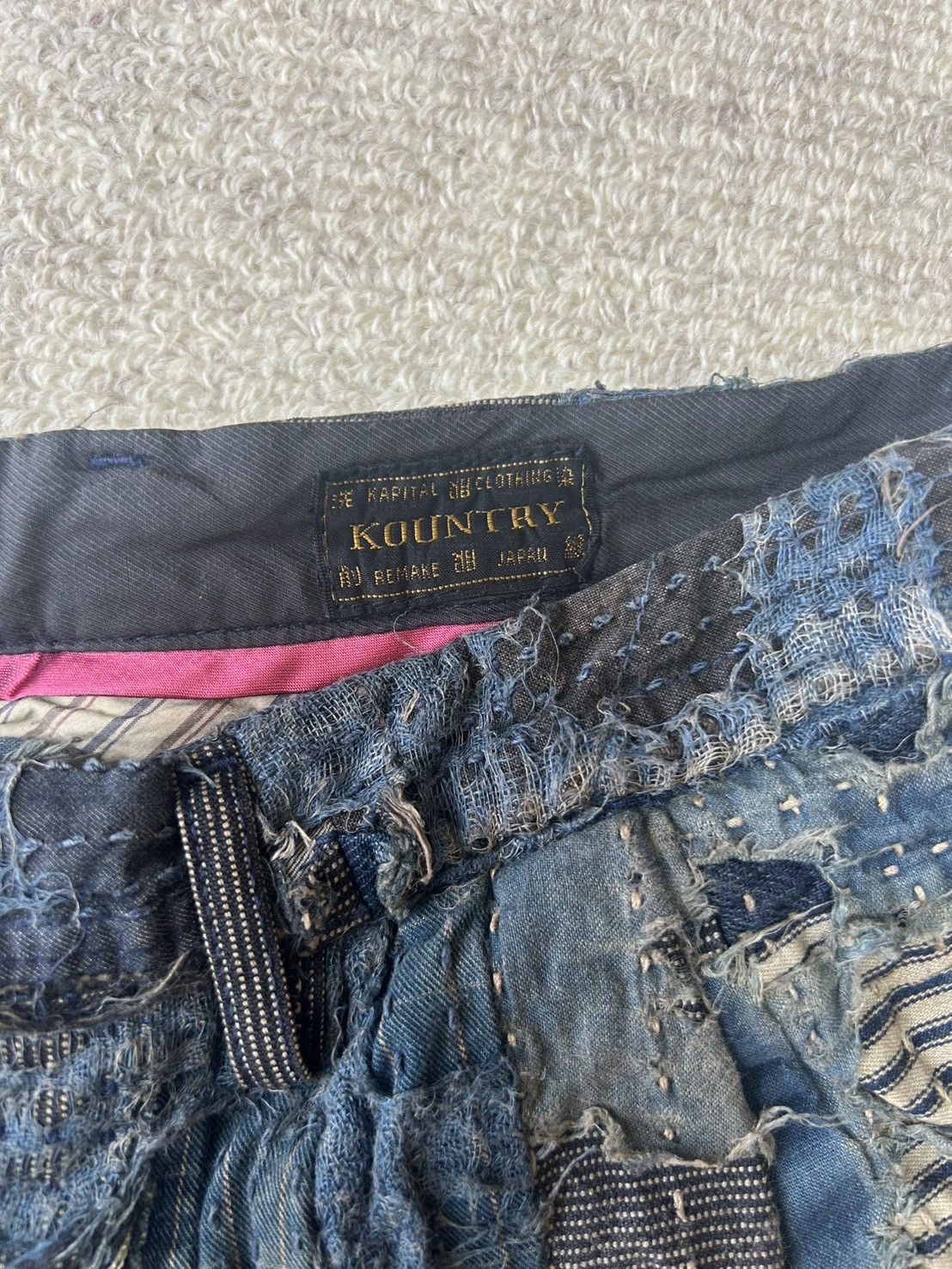 Kapital Kapital Boro Denim IVY Shorts size 4 Size US 36 / EU 52 - 3 Thumbnail