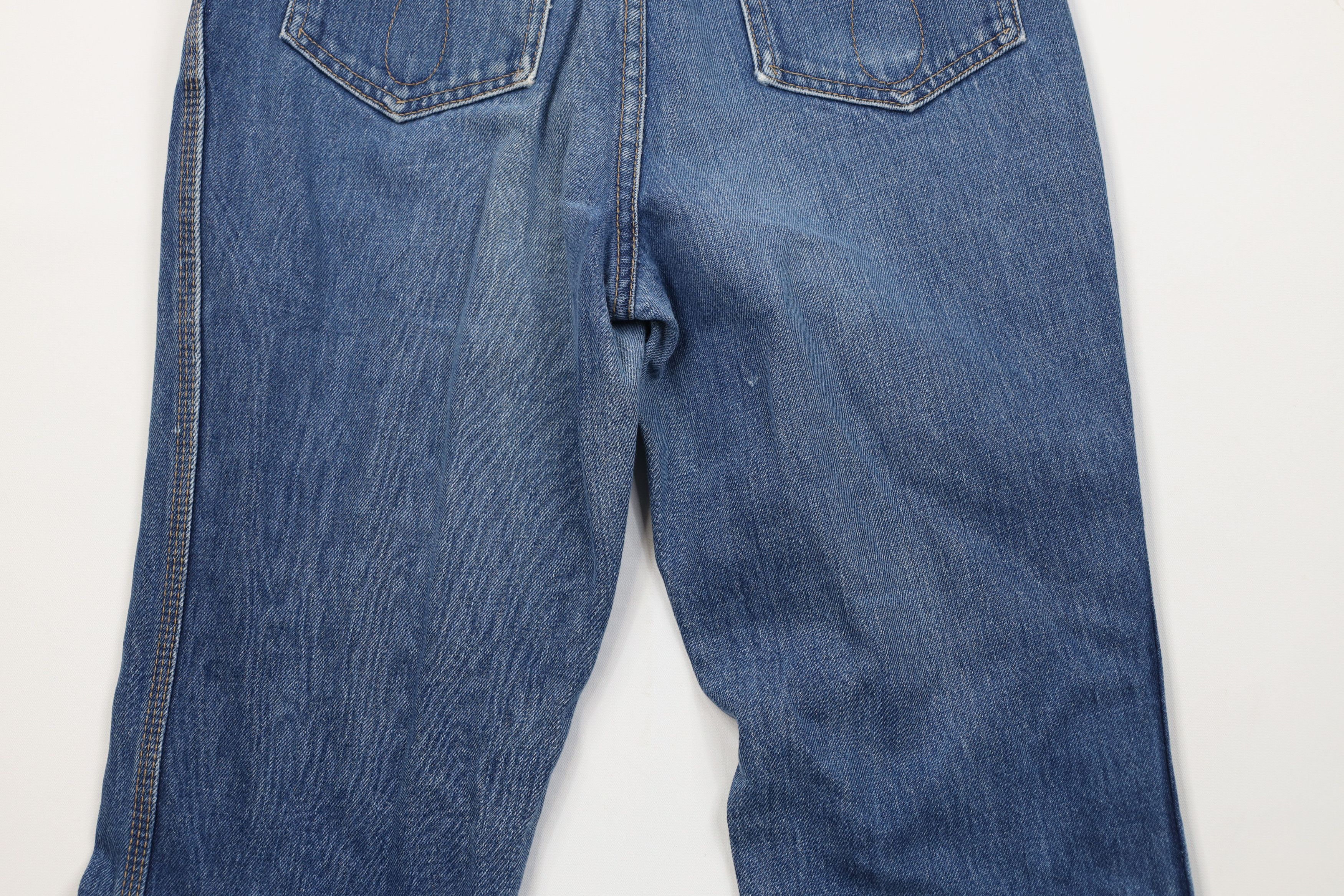 Calvin Klein Vintage 80s Calvin Klein Unhemmed Relaxed Fit Jeans Blue USA Size 32" / US 10 / IT 46 - 14 Thumbnail