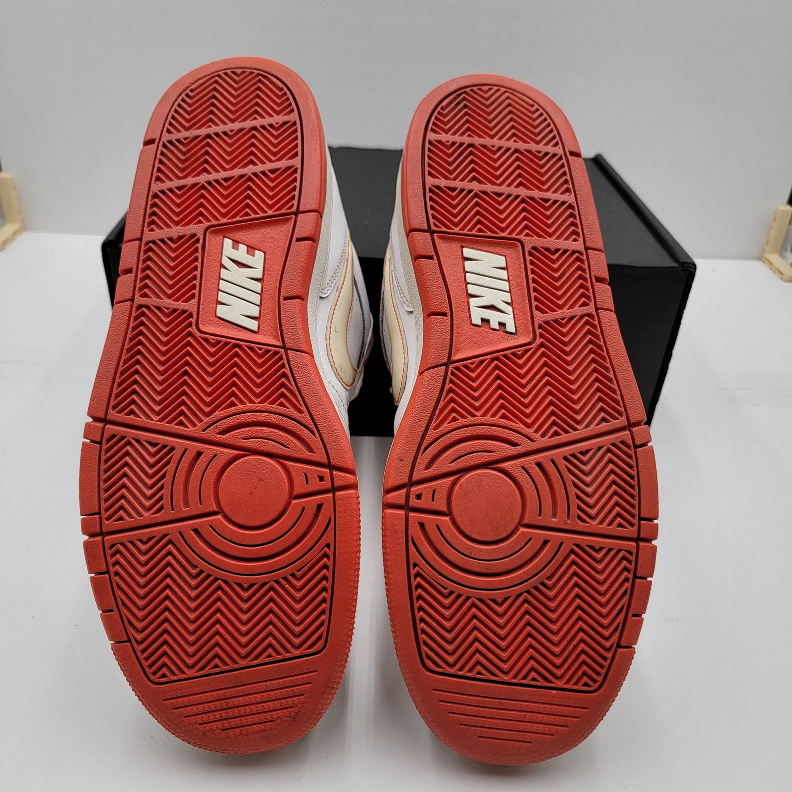 Nike Nike Aire Prestige III Mens Sneakers Wht/Orange Sz 11 386114 Size US 11 / EU 44 - 6 Thumbnail