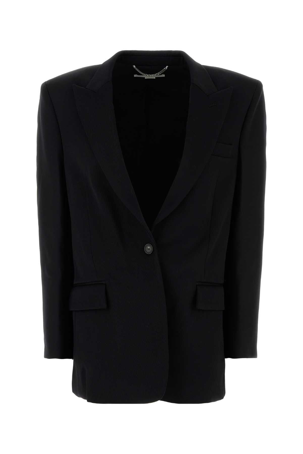 Stella McCartney Black Wool Blazer Size S / US 4 / IT 40 - 1 Thumbnail