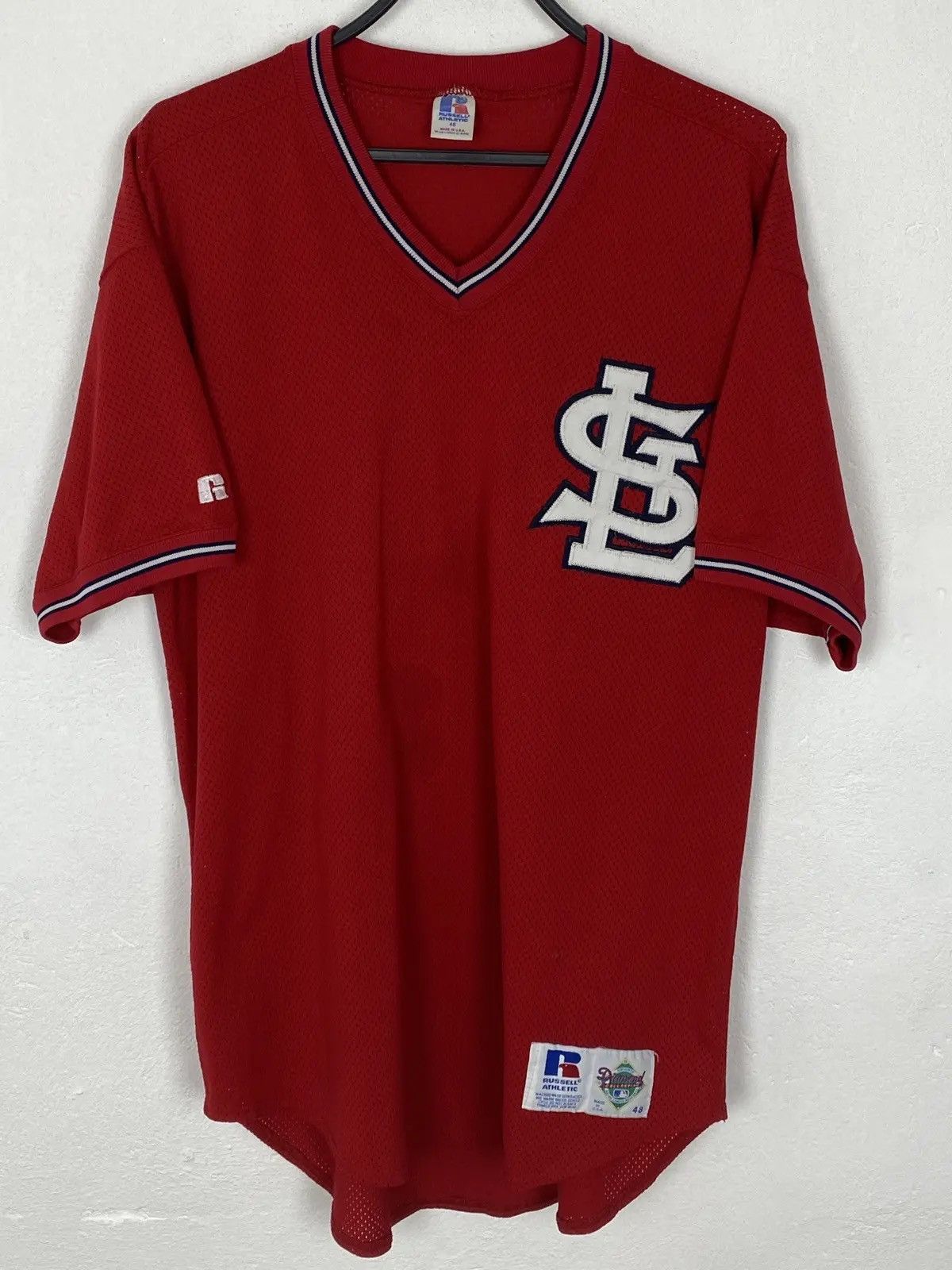 Russell Athletic 90s Vintage Russel Athletics St. Louis Cardinals MLB Jersey Size US M / EU 48-50 / 2 - 1 Thumbnail