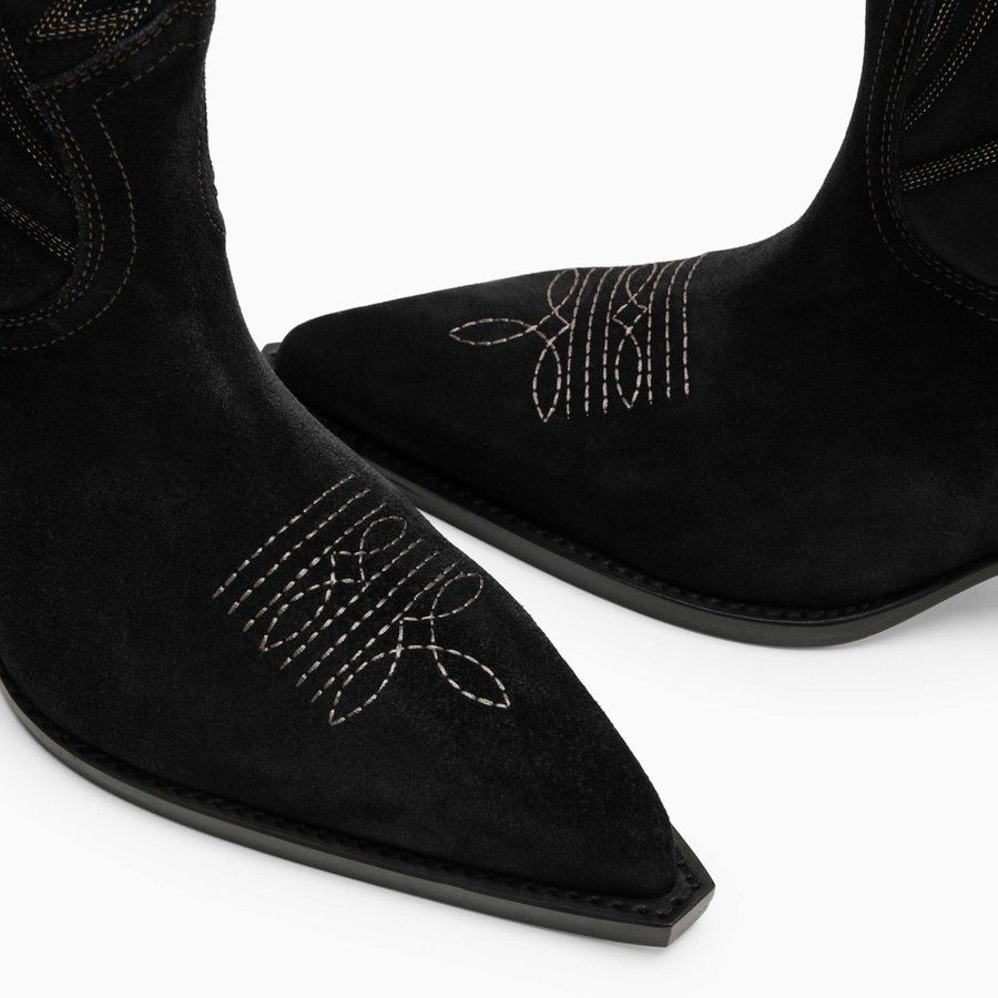 Paris Texas o1d2blof0924 Leather Boots in Black Size US 6.5 / IT 36.5 - 5 Thumbnail