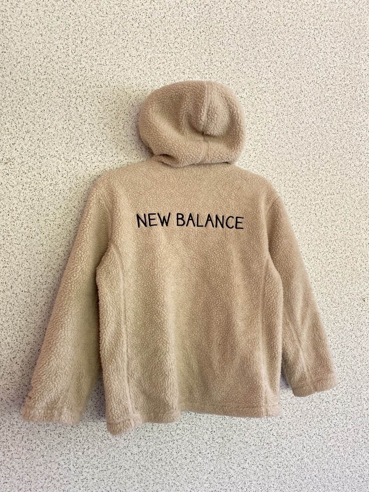 New Balance New Balance Sherpa Hoodie – Cream/ Beige Statement Back Logo Size S / US 4 / IT 40 - 2 Thumbnail