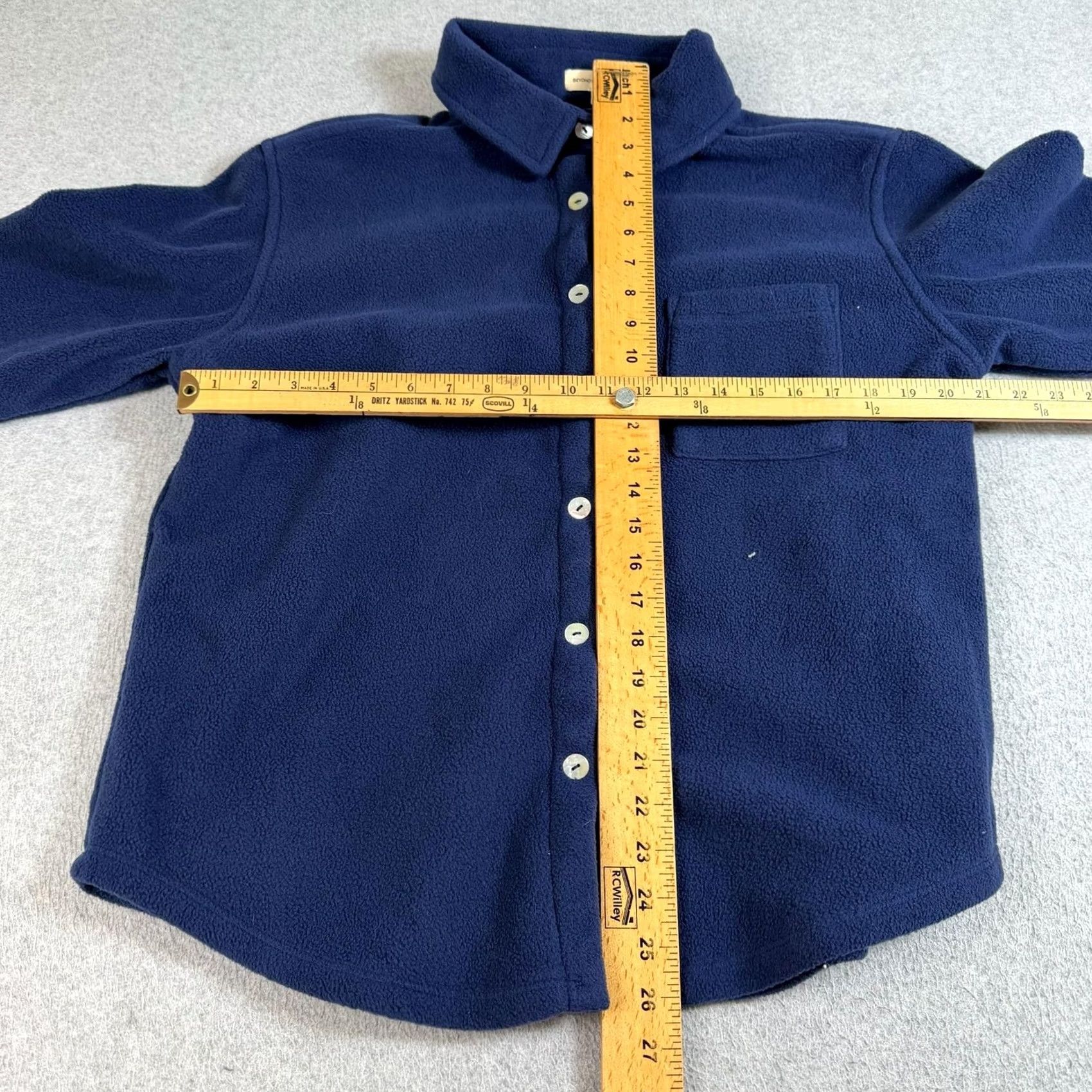 Beyond Yoga Beyond Yoga x Donni Fleece Jacket Womens M Blue Button Front Collared USA Size M / US 6-8 / IT 42-44 - 6 Thumbnail