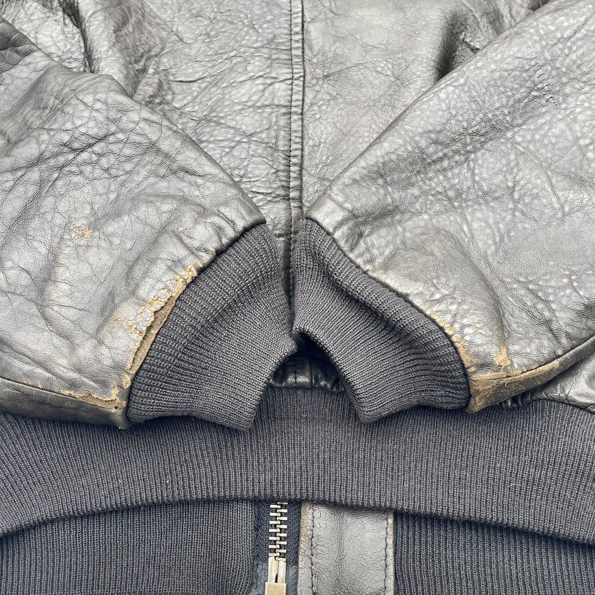 Avirex Distressed Avirex 1989 Heavy Flight Bomber Leather Jacket Size US M / EU 48-50 / 2 - 17 Thumbnail