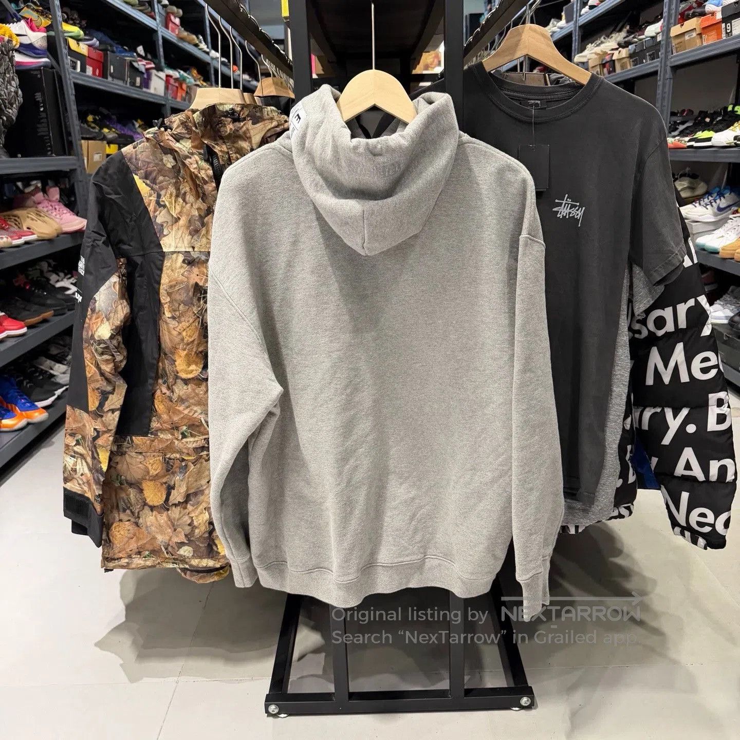 Vetements Vetements Gray Letter Hoodie. Size M / US 6-8 / IT 42-44 - 7 Thumbnail