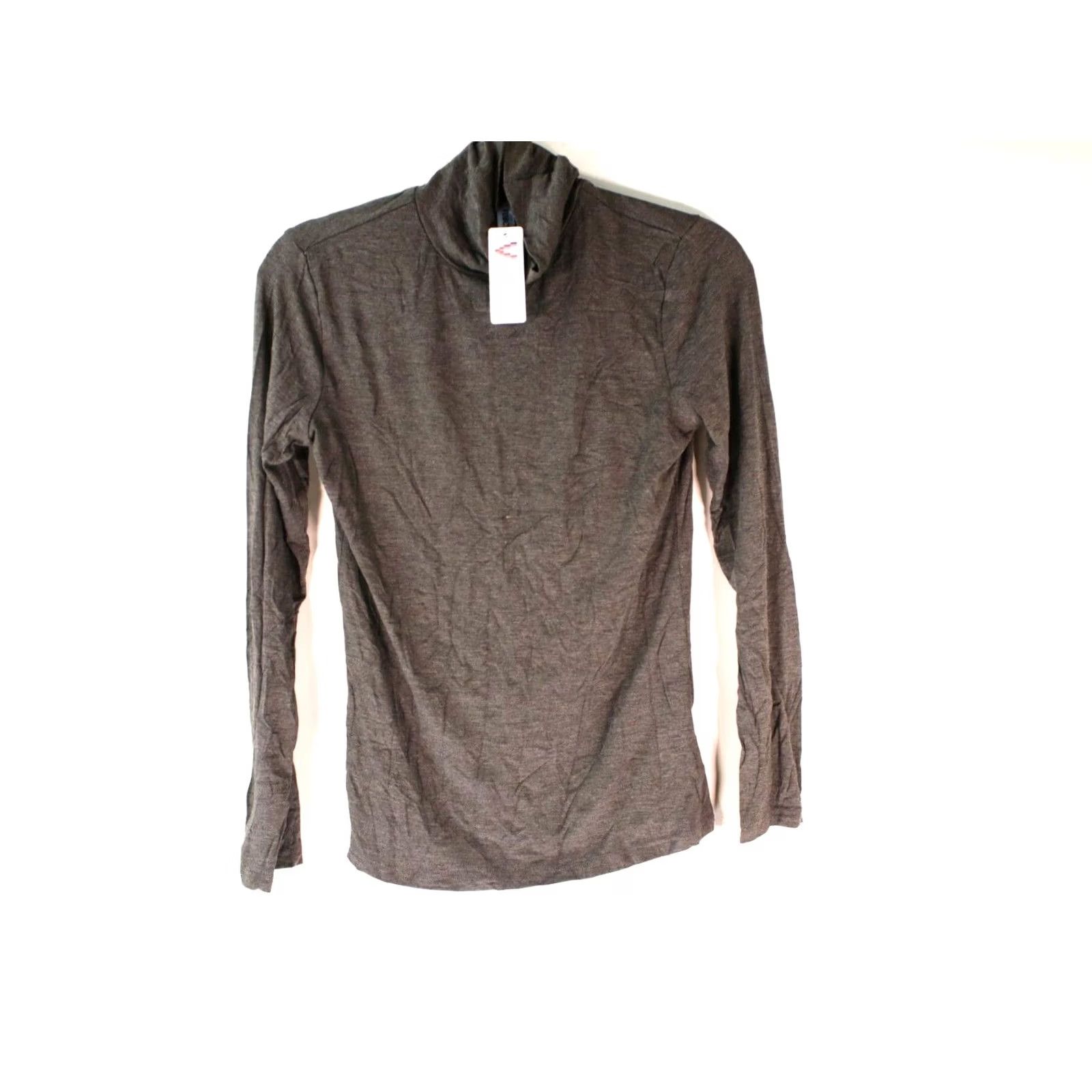 Vintage VOBCTY Sweater Slouch Neck Size S Brown Long Sleeve Womens Pullover Knit Lightweight Cross Hem Comfort Size S / US 4 / IT 40 - 2 Thumbnail