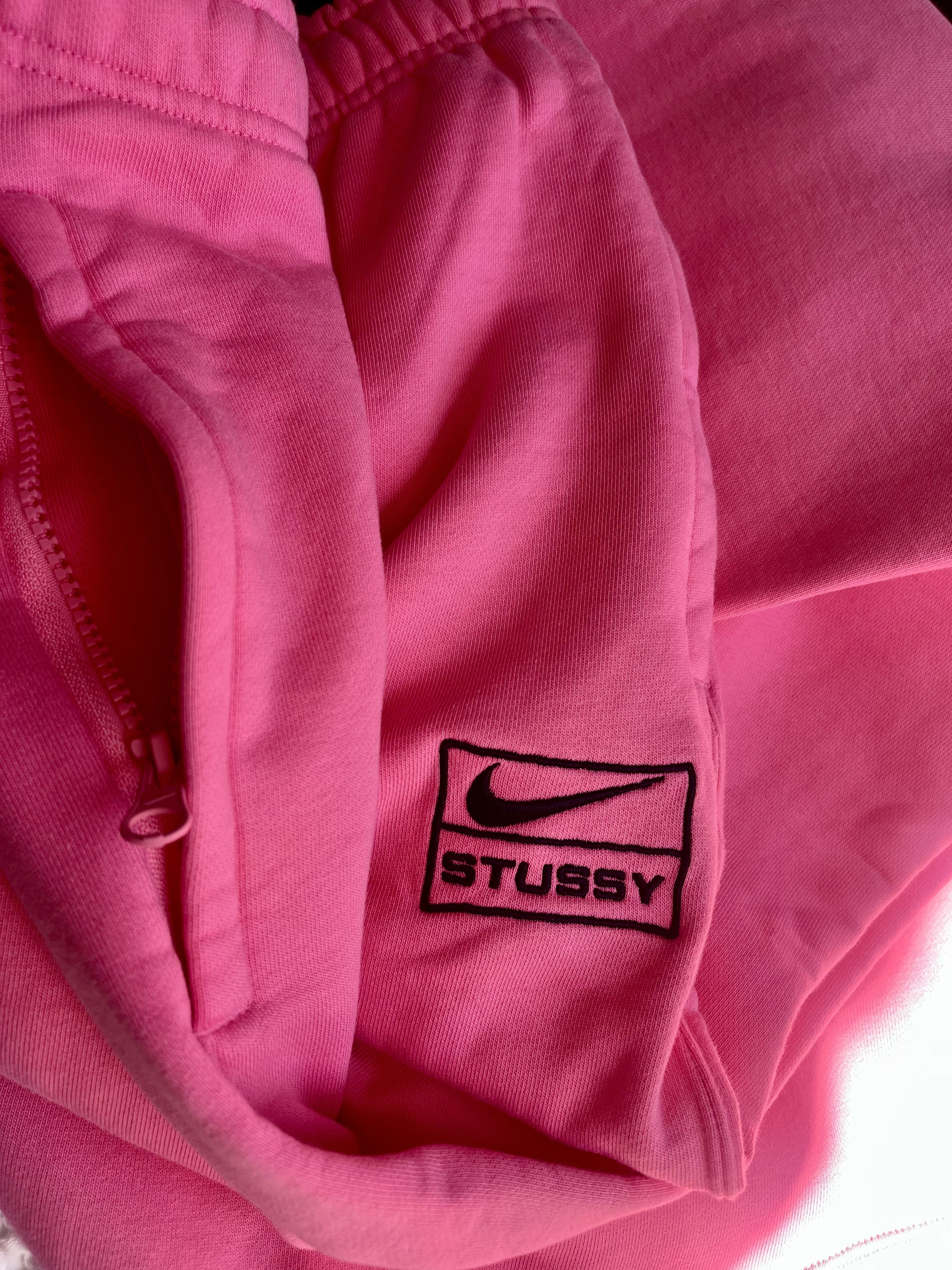 Nike × Stussy Nike x Stussy NRG Washed Fleece Sweatpants 'Lotus Pink' Size US 36 / EU 52 - 3 Thumbnail