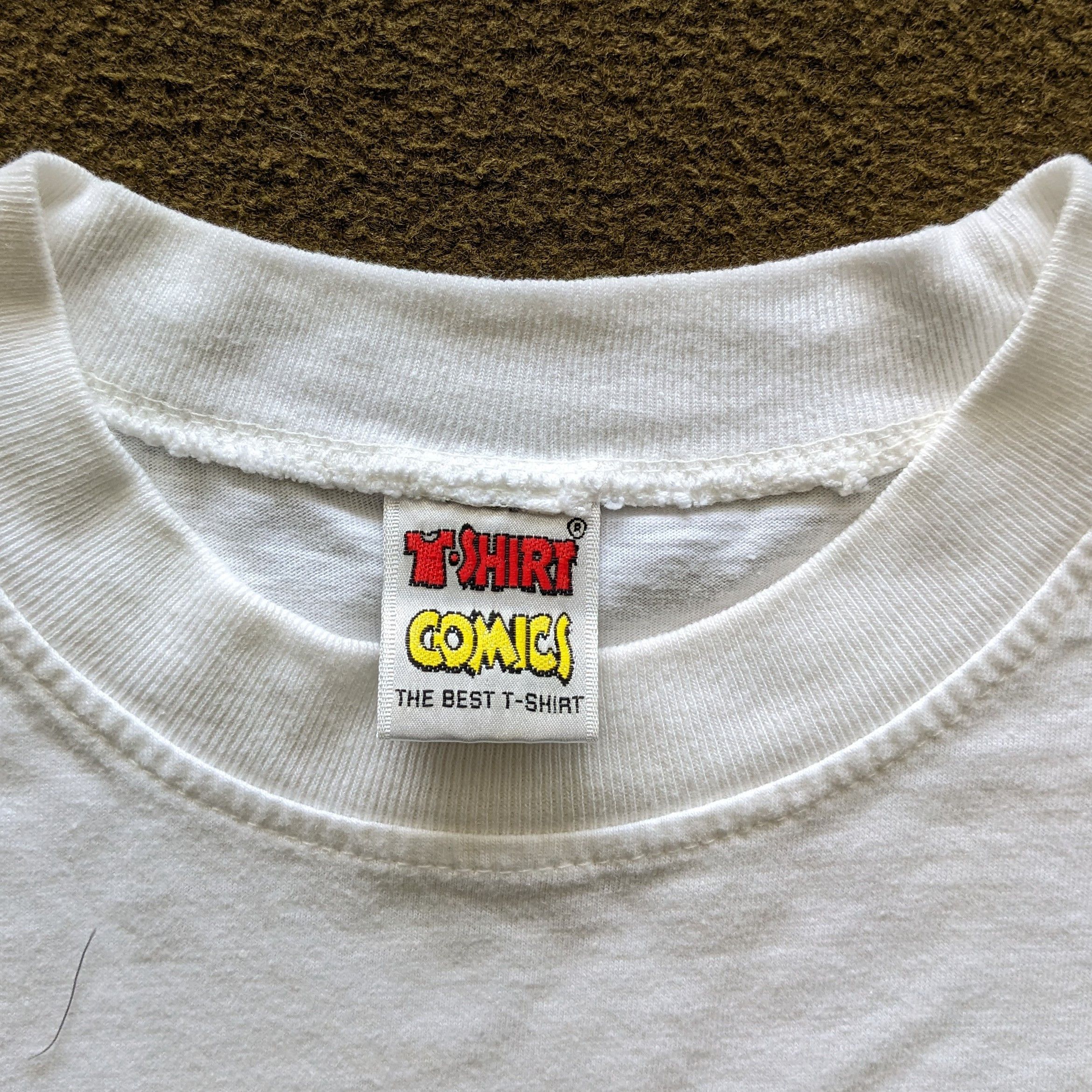 Vintage Vintage 90's The Adventure Of Tintin And Snowy T-shirt Size US L / EU 52-54 / 3 - 6 Thumbnail