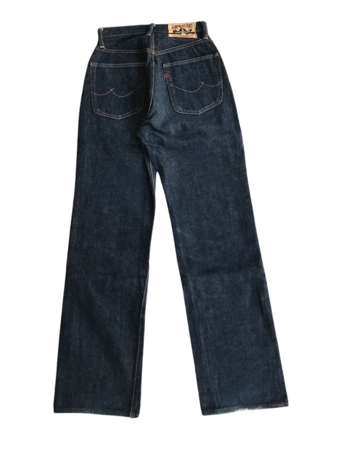 45rpm × Japanese Brand × Kapital Vintage 45Rpm Studio Denim Two Rooster Brand Size US 27 - 1 Thumbnail
