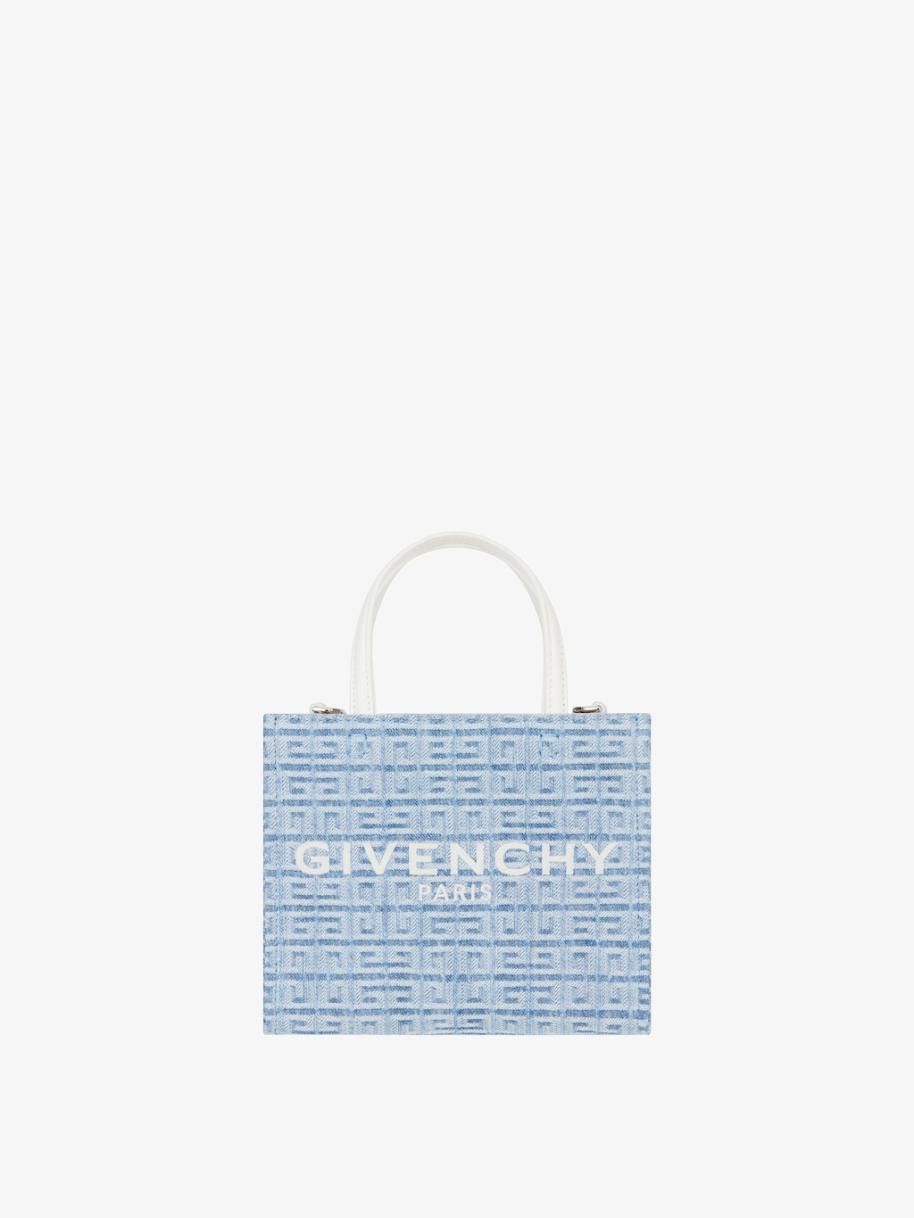 Givenchy o1srvl11e0125 Size: OS / Mini G-Tote Shopping Bag in Blue Size ONE SIZE - 1 Thumbnail