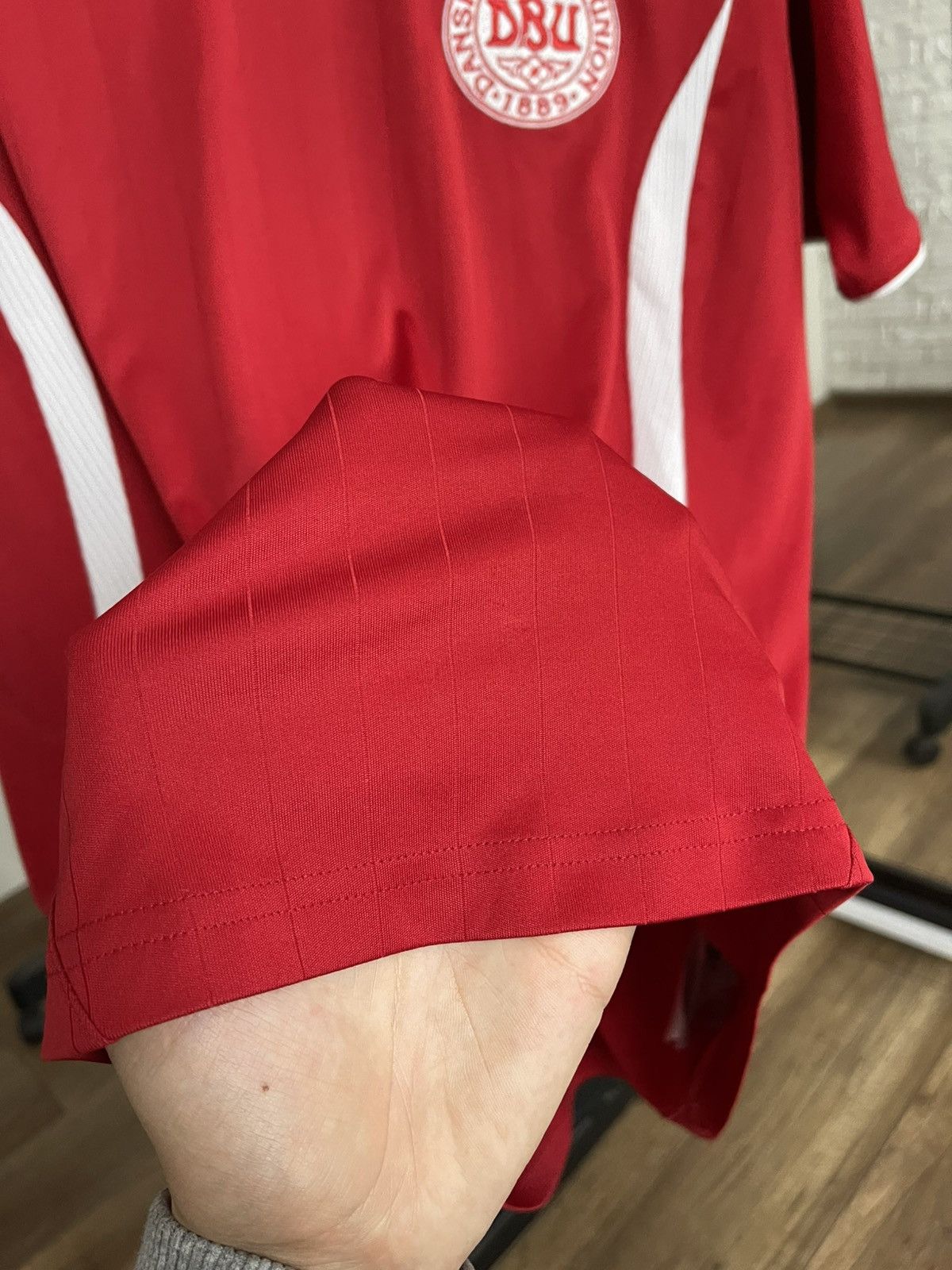 Adidas 2006/2008 Denmark Adidas Soccer Jersey Shirt Vintage Size US L / EU 52-54 / 3 - 13 Thumbnail