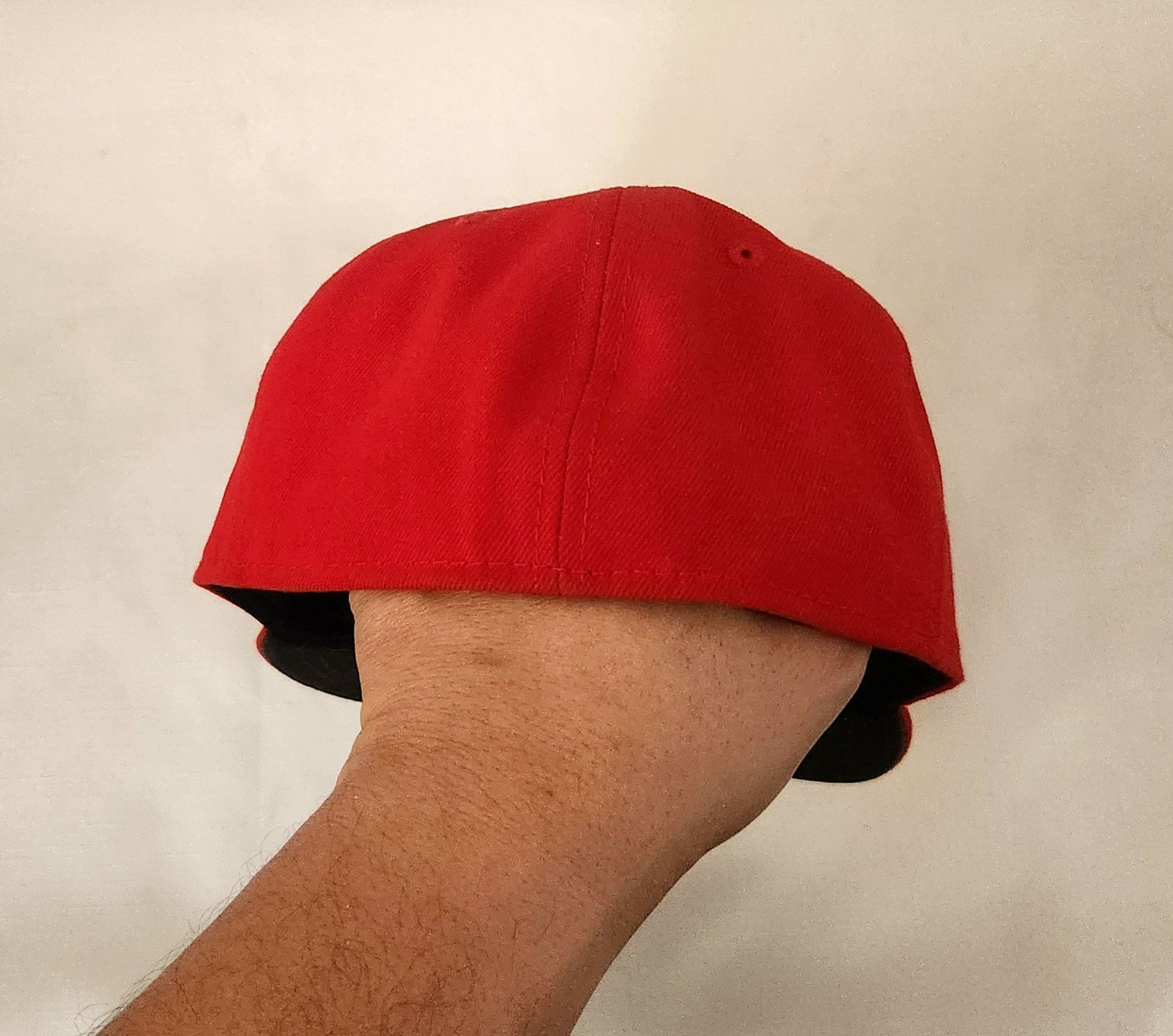 New Era New Era X Chicago Dogs Hat Cap Fitted Home Red 59Fifty 7 1/8 Size ONE SIZE - 3 Thumbnail