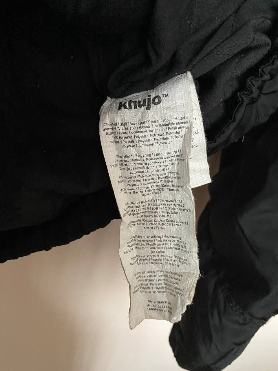 Vintage × khujo 🖤 Vintage Y2K KHUJO Herren Winterjacke Frankfurt Schwarz Size US M / EU 48-50 / 2 - 10 Thumbnail