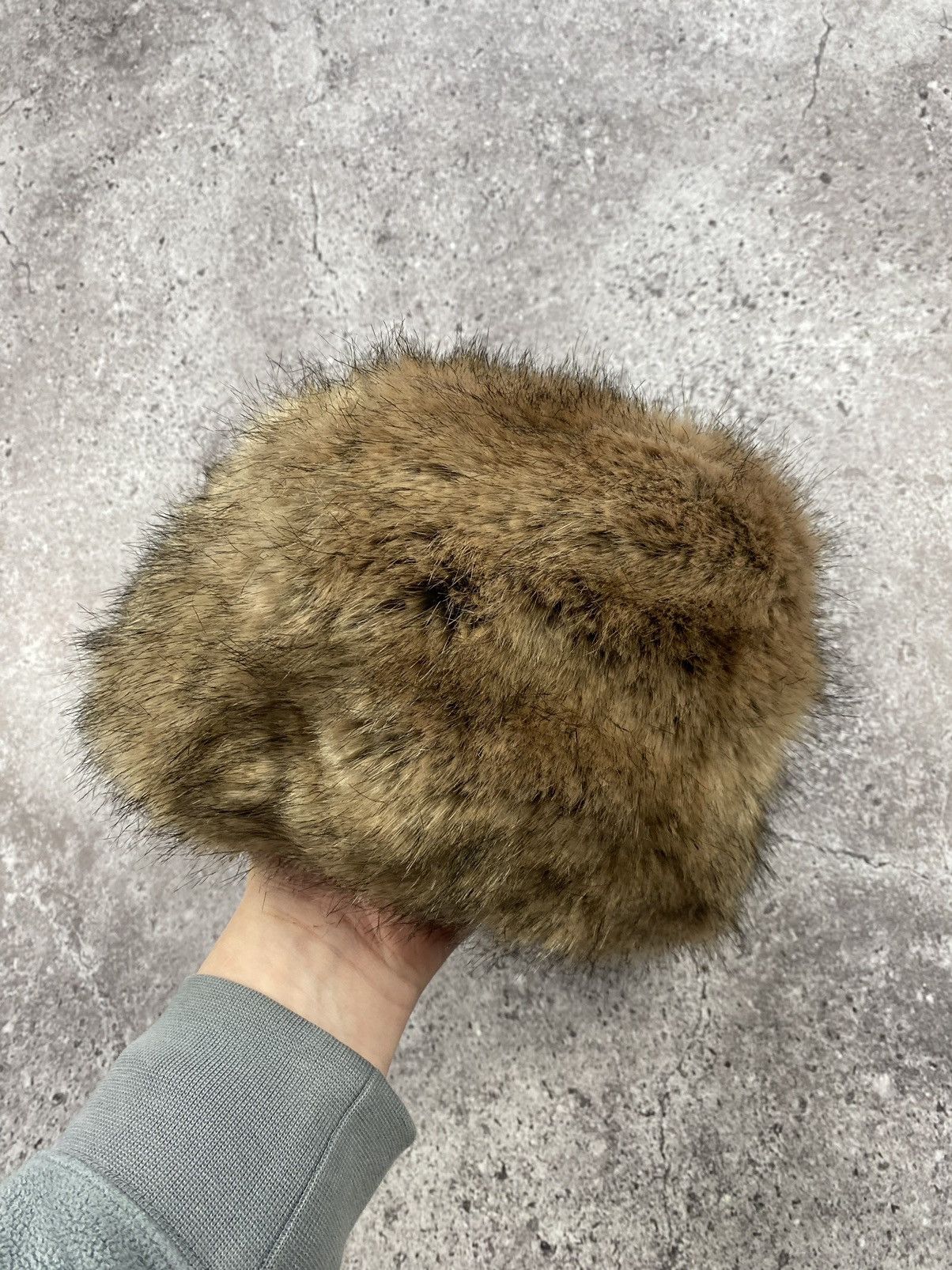 Japanese Brand × Vintage Y2K Faux Fur Vintage Fuzzy Warm Trapper Hat Size ONE SIZE - 1 Thumbnail