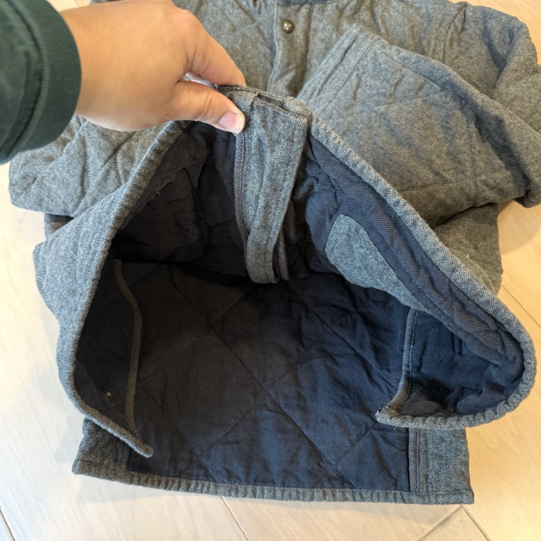 J.Crew J Crew Sussex Jacket Medium Gray Brown Full Zip Insulated Outerwear Military Shirt (or category) Size US M / EU 48-50 / 2 - 6 Thumbnail