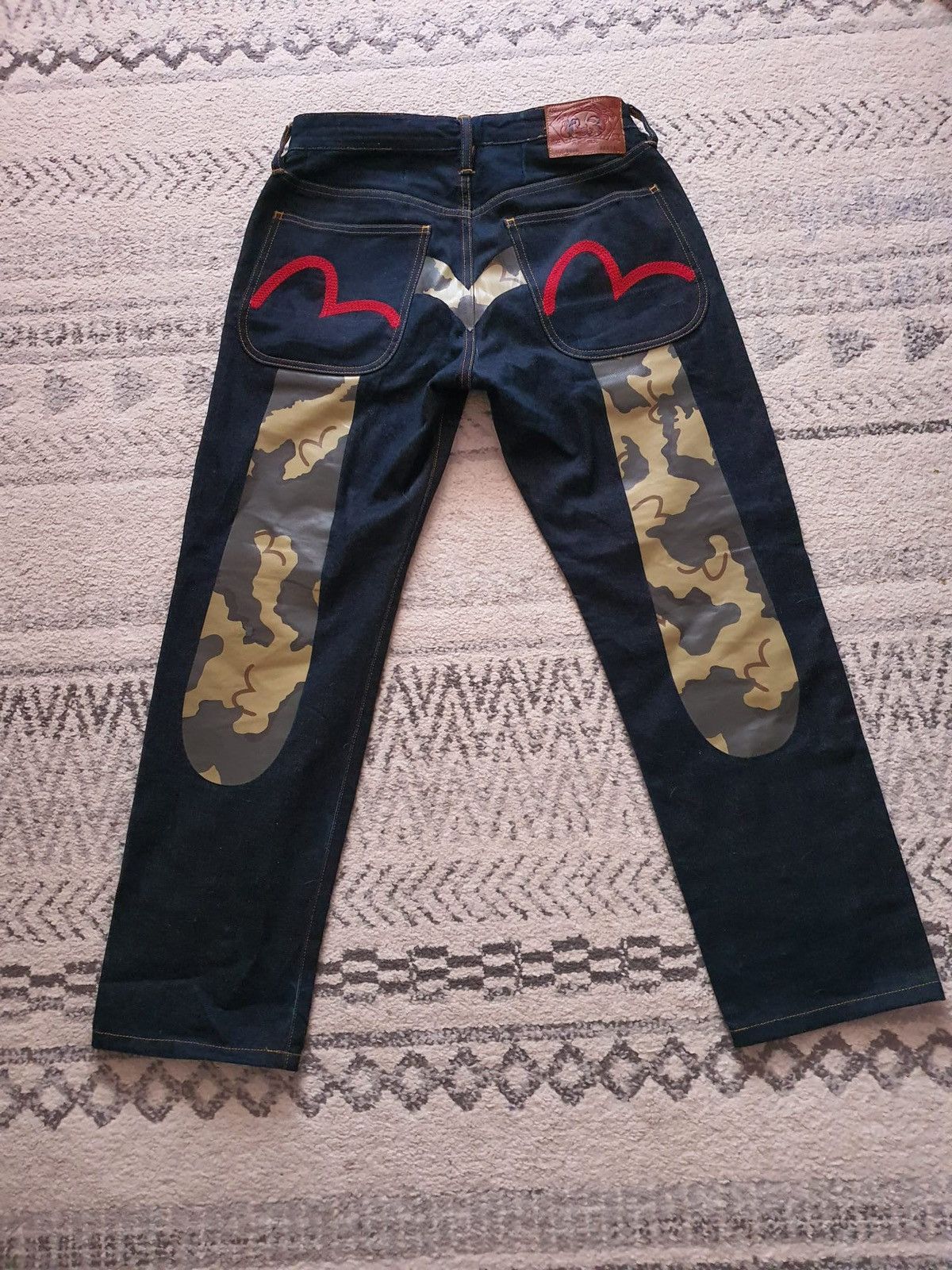 Jean EVISU Heritage No.1 Made In Japan FR36 - Double Goéland Vintage Rare Y2K