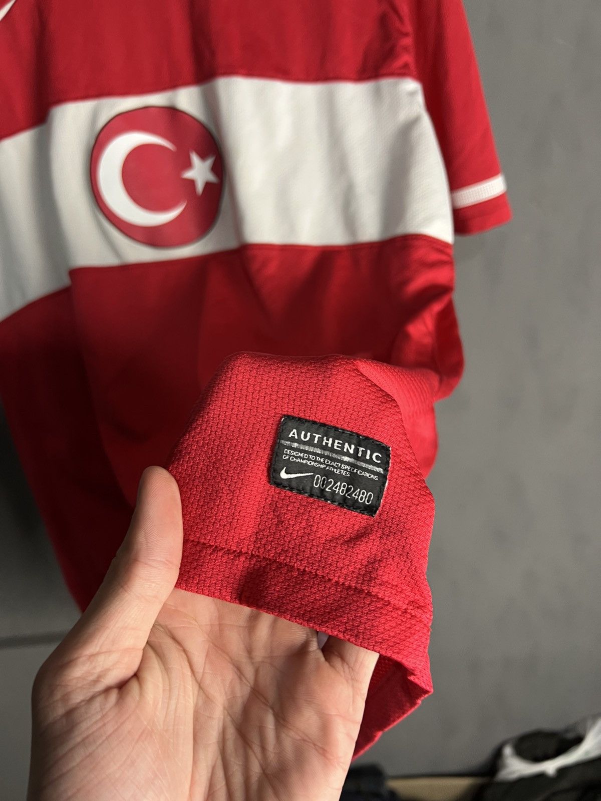 Nike 2010 Nike Turkey Away Jersey Size L 373853-105 Size US XL / EU 56 / 4 - 3 Thumbnail