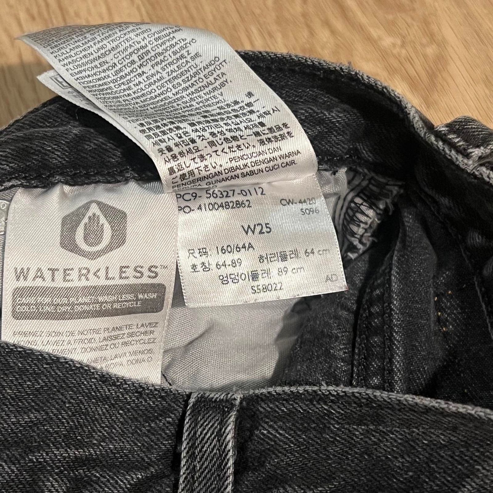 Levi's Levis 501 black vintage Size 25" / US 0 / IT 36 - 6 Thumbnail