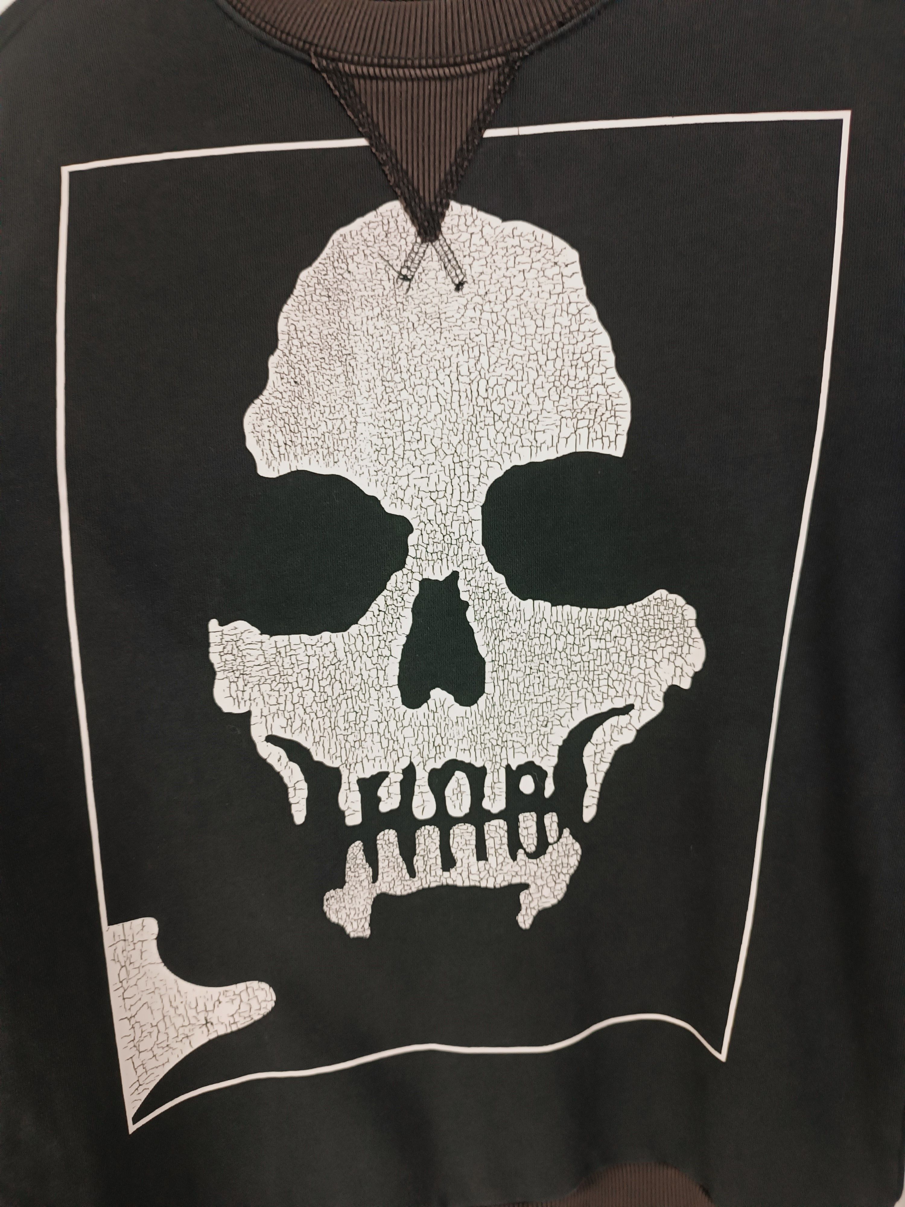 Japanese Brand VINTAGE SKULL FADED PUNK GRUNGE GOTH Y2K uncercover Size US S / EU 44-46 / 1 - 9 Thumbnail