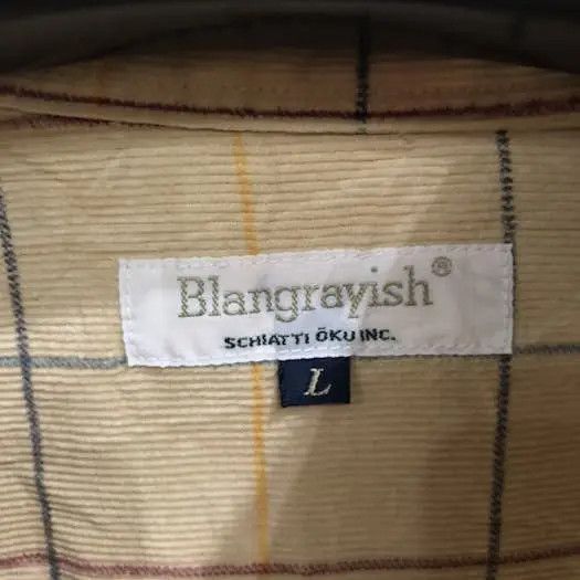 Vintage Vintage Blangrayish Striped Design Flannel Shirt 👕 Size US M / EU 48-50 / 2 - 3 Thumbnail